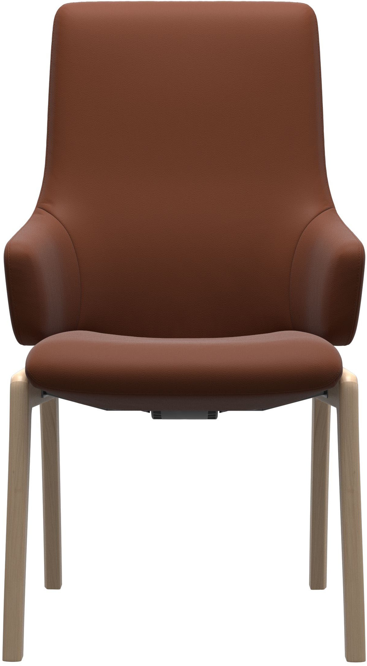 Stressless® Polsterstuhl »Laurel«, Leder PALOMA, High Back mit Armlehne, Größe L, mit abgerundeten Beinen in Eiche