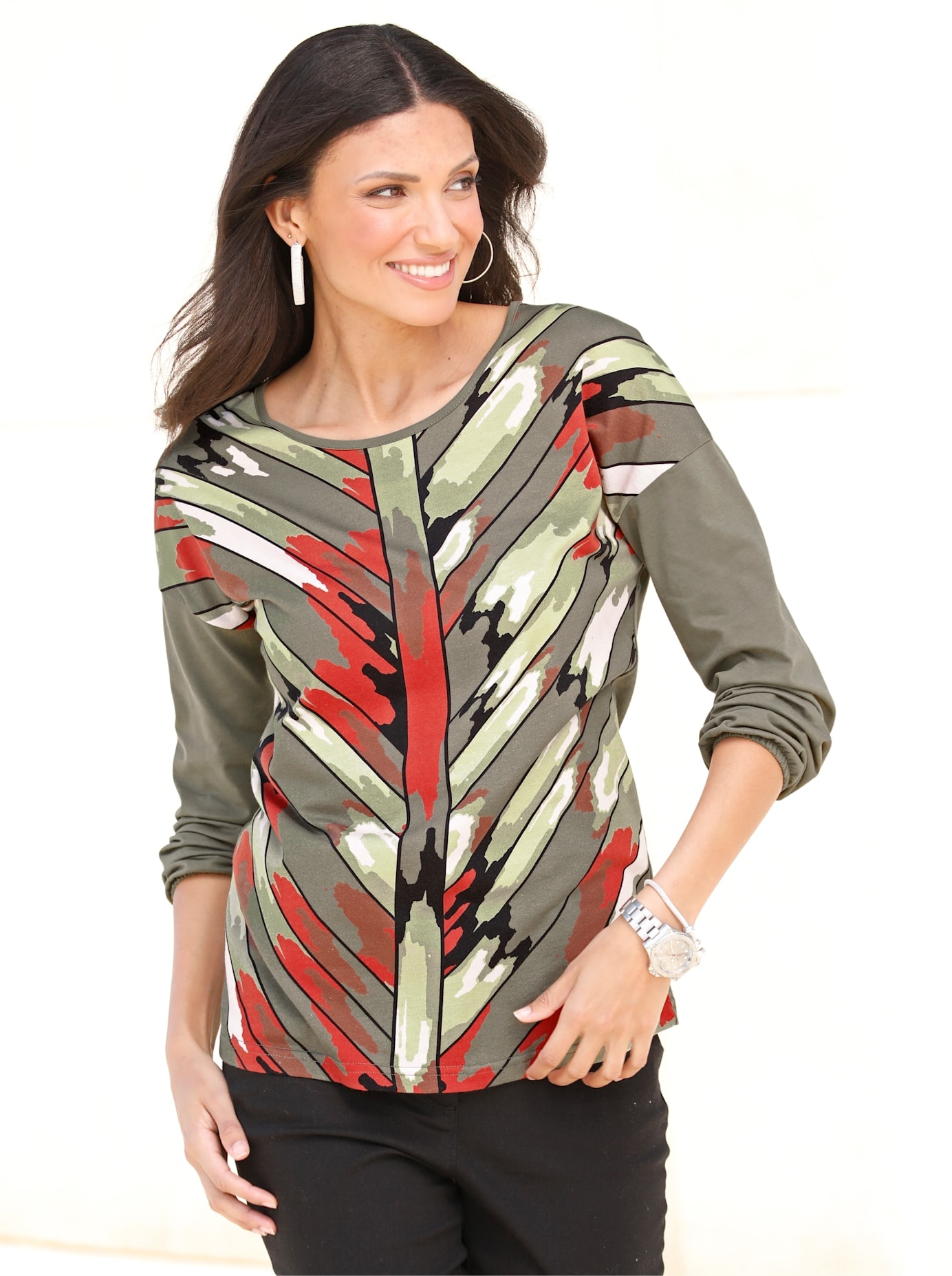 Classic Basics Langarmshirt "Langarm-Shirt" 1 Stk. tlg. günstig online kaufen