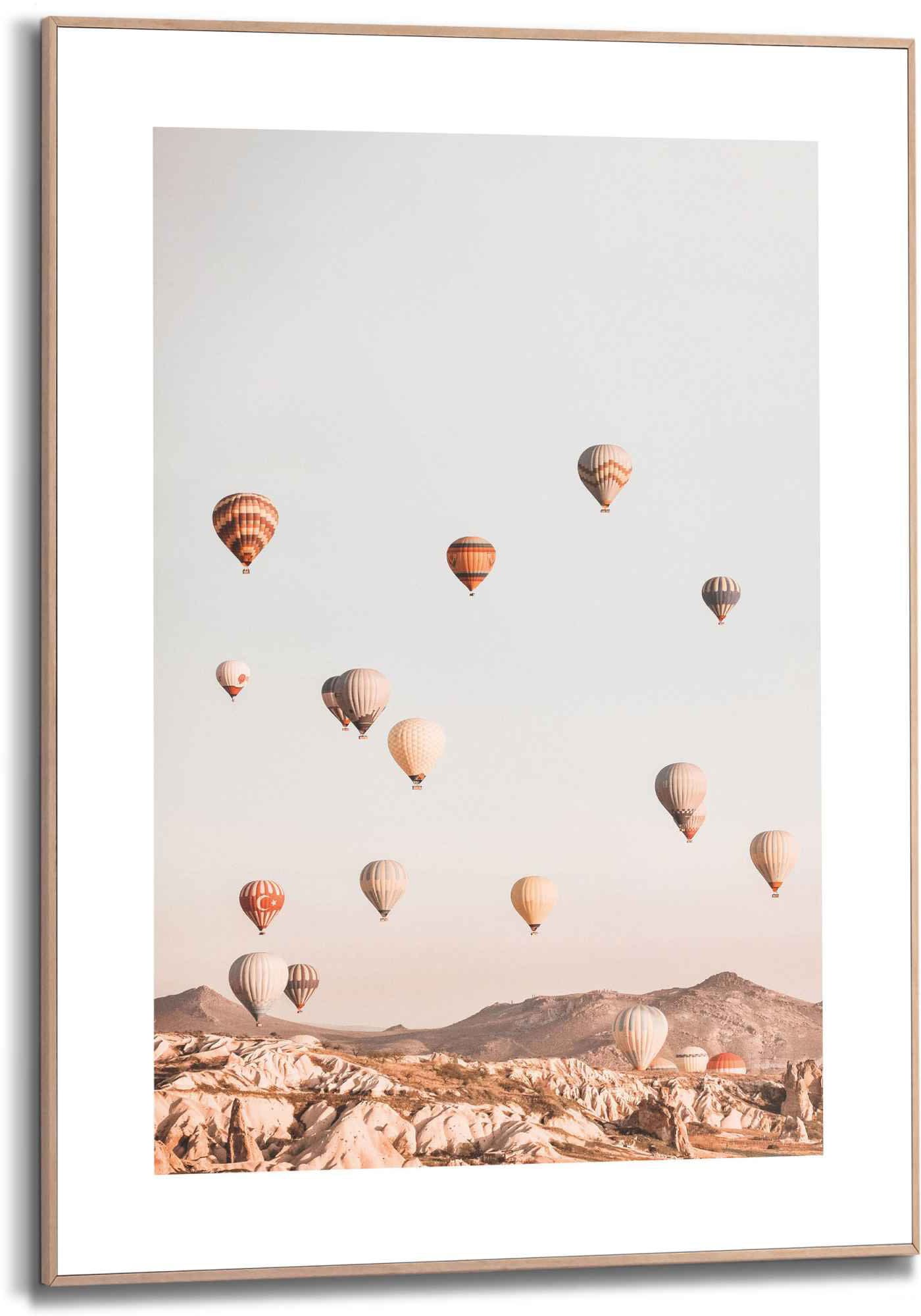 Reinders "Gerahmtes Bild Heißluftballon Ballonfahrt - Kappadokien - Freihei günstig online kaufen