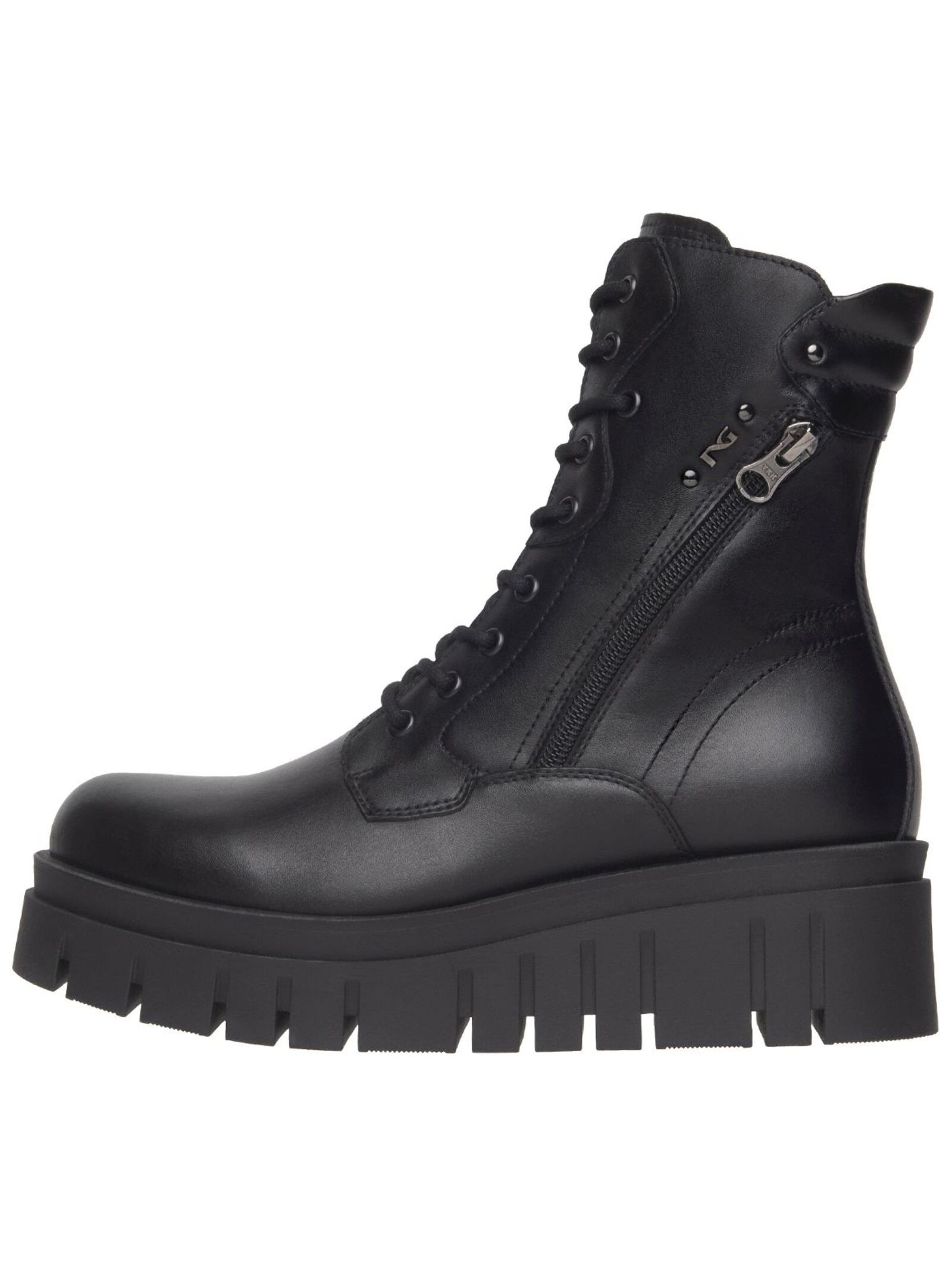 Nero Giardini Schnürstiefelette "Nero Giardini Stiefelette Leder" günstig online kaufen