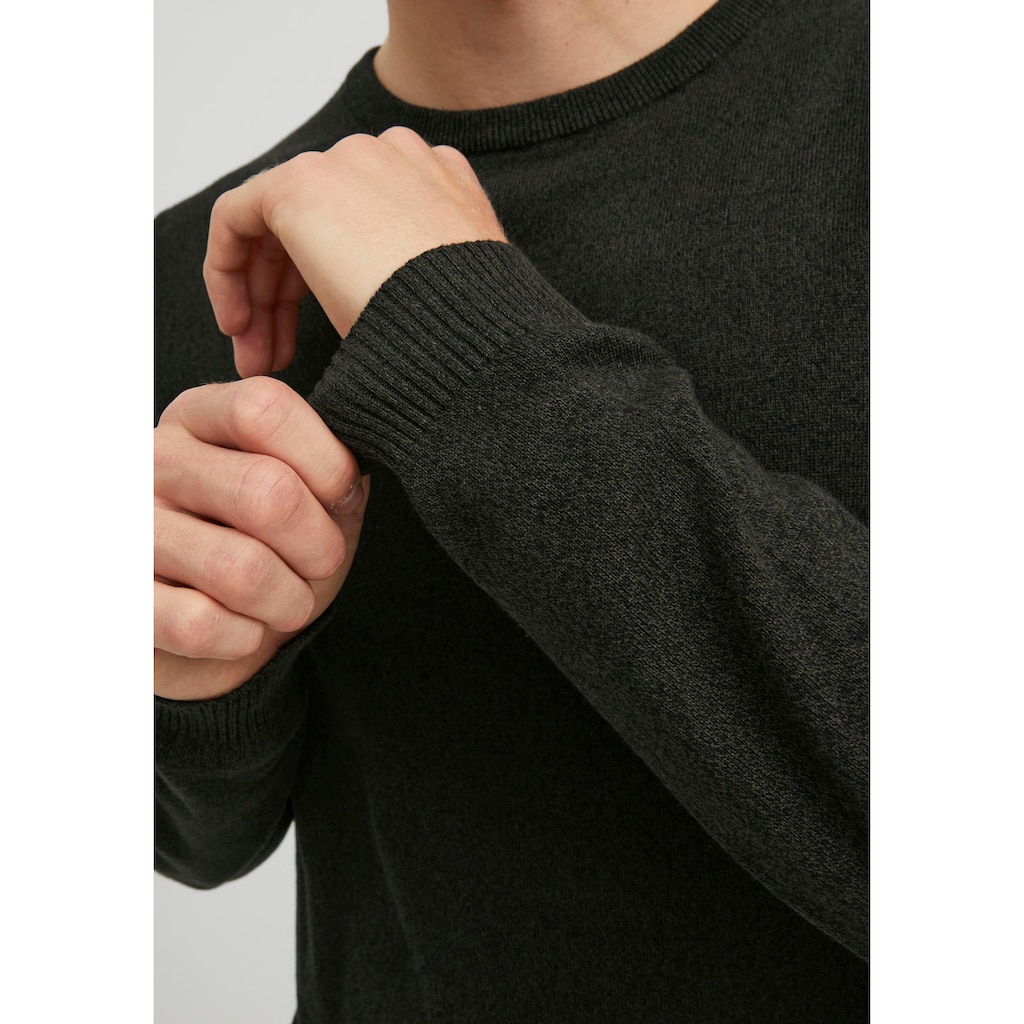 Jack & Jones Rundhalspullover »BASIC KNIT CREW NECK«