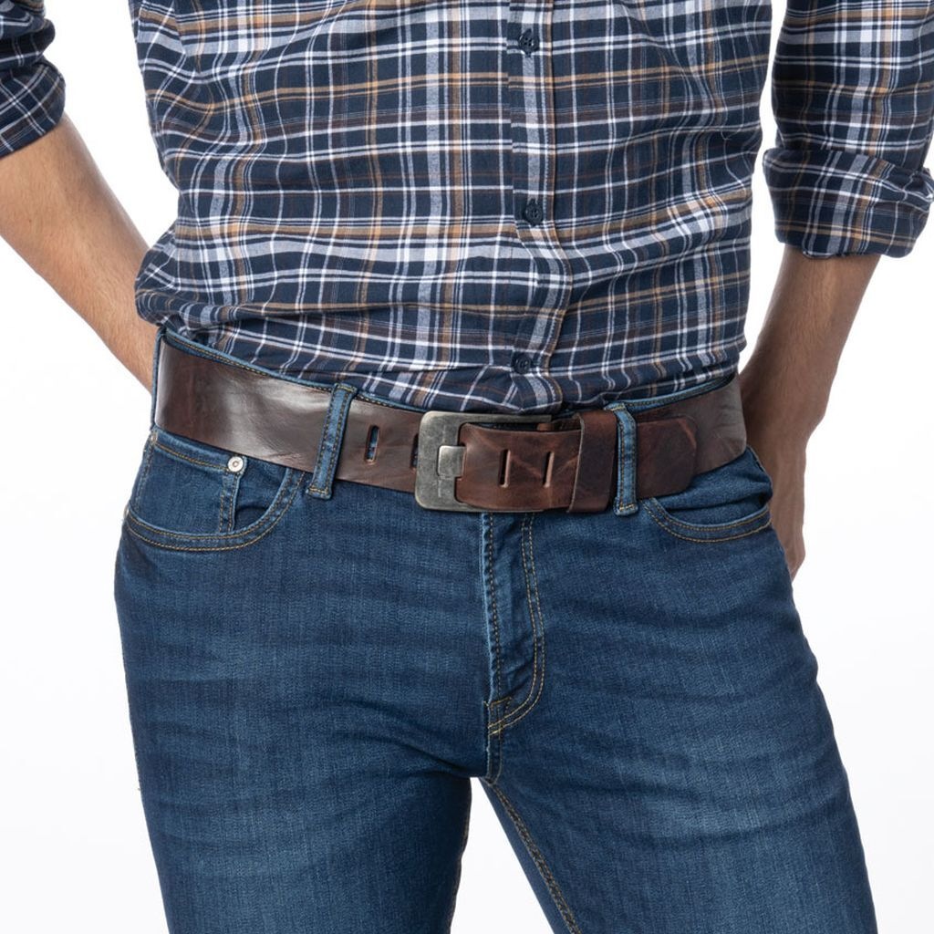 BERND GÖTZ Ledergürtel "Ledergürtel mit extrabreitem Powerlook" günstig online kaufen