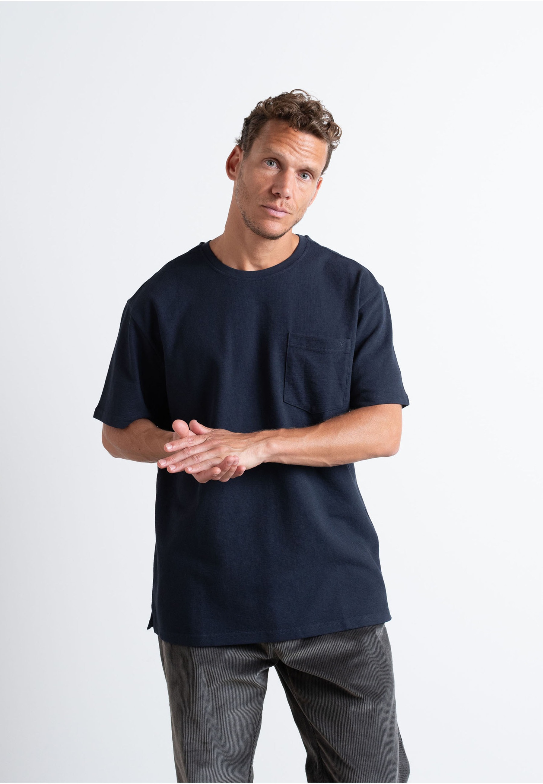Clean Cut Copenhagen T-Shirt »Clean Cut Copenhagen Calton Structured Tee« 1