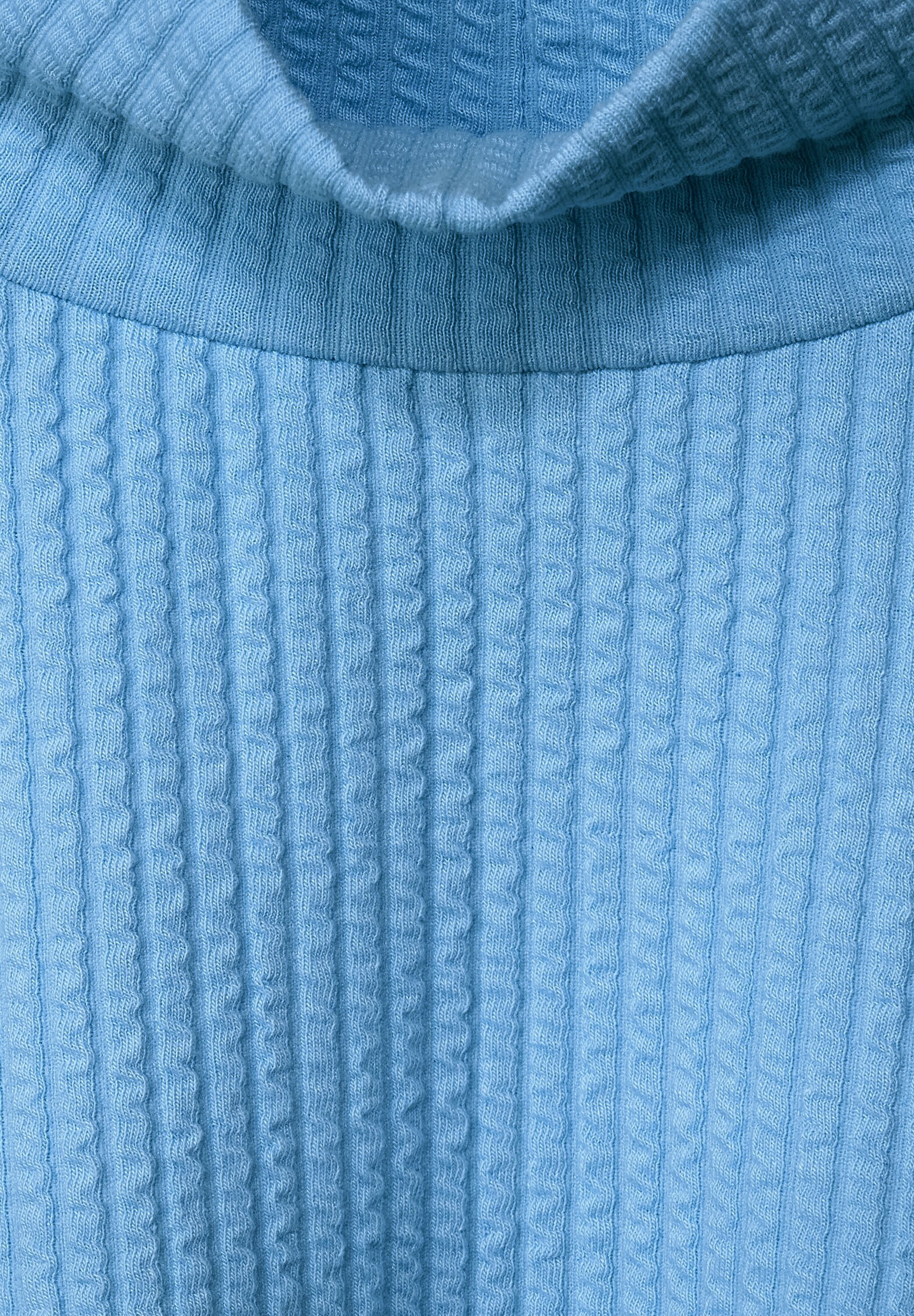 STREET ONE Langarmshirt, in Unifarbe