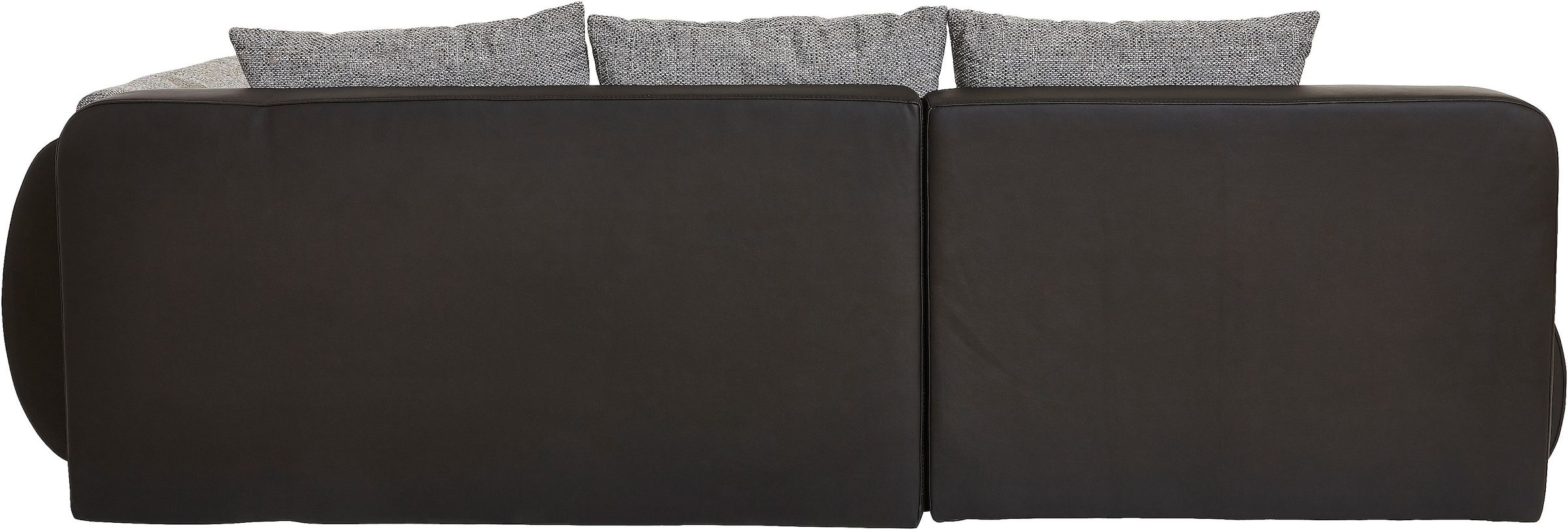 INOSIGN Ecksofa »Imola bequem, aktuelle Steppung im Sitz, L-Form, Breite 270cm«, wahlweise mit Bettfunktion