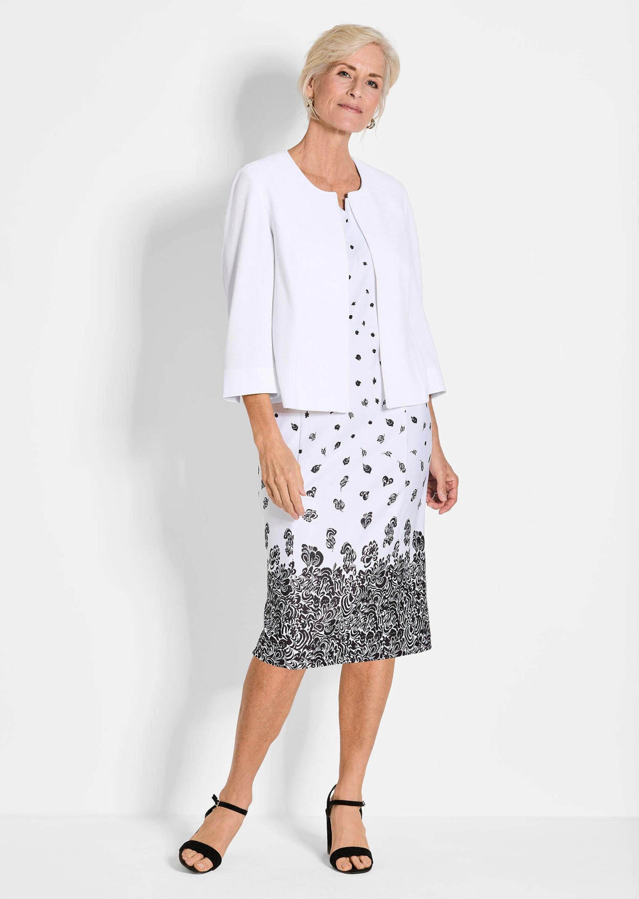 GOLDNER Jackenblazer "Eleganter Jersey-Kurzblazer" günstig online kaufen