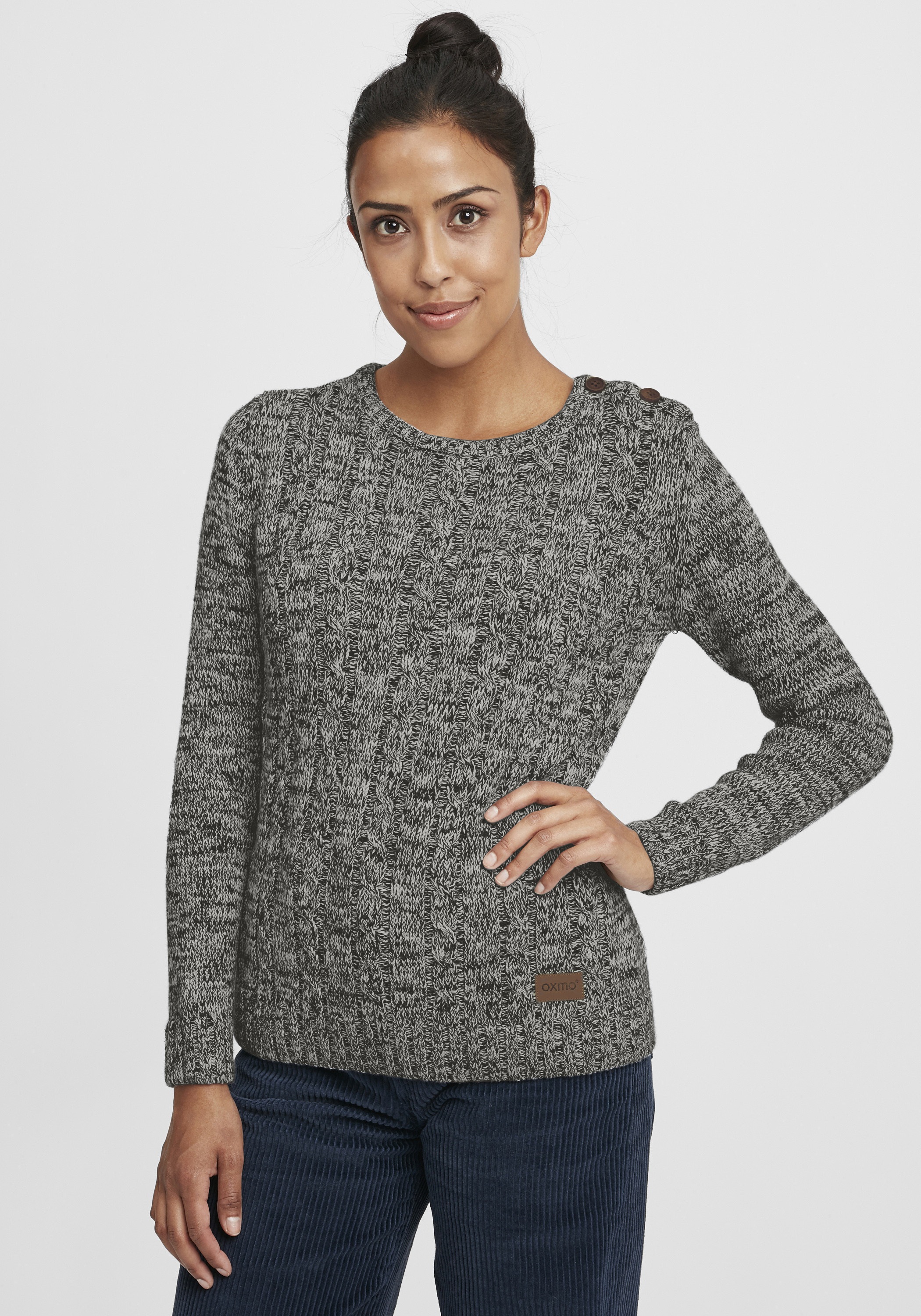 OXMO Strickfleece-Pullover "Strickpullover OXPhia" günstig online kaufen
