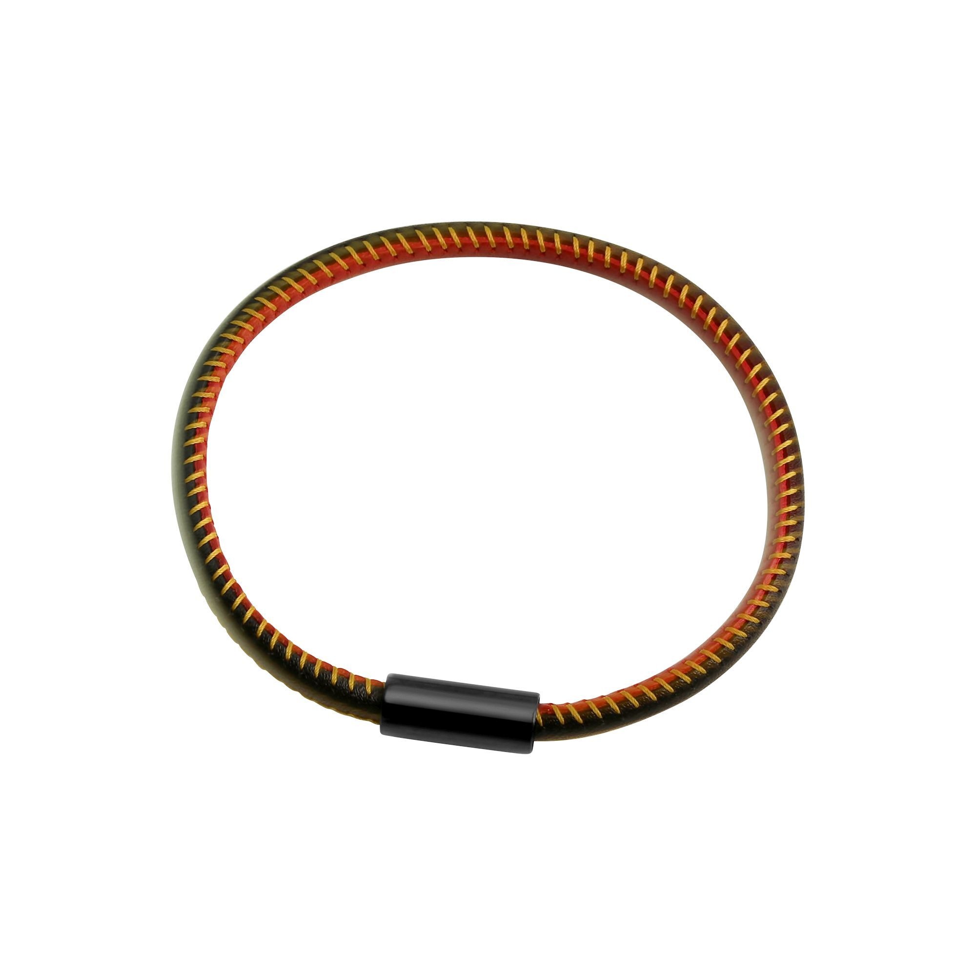Zeeme Armband »echt Leder mit Deutschland-Farben 23cm«