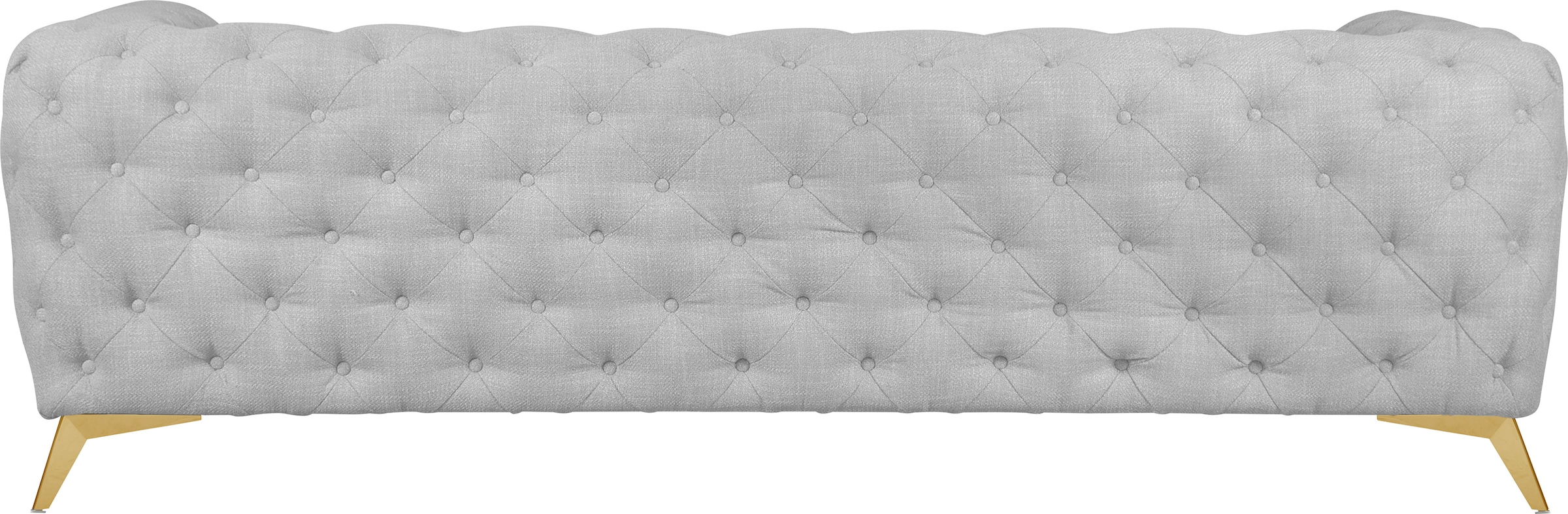 Leonique Chesterfield-Sofa »Glynis«, aufwändige Knopfheftung, moderne Chesterfield Optik, Fußfarbe wählbar