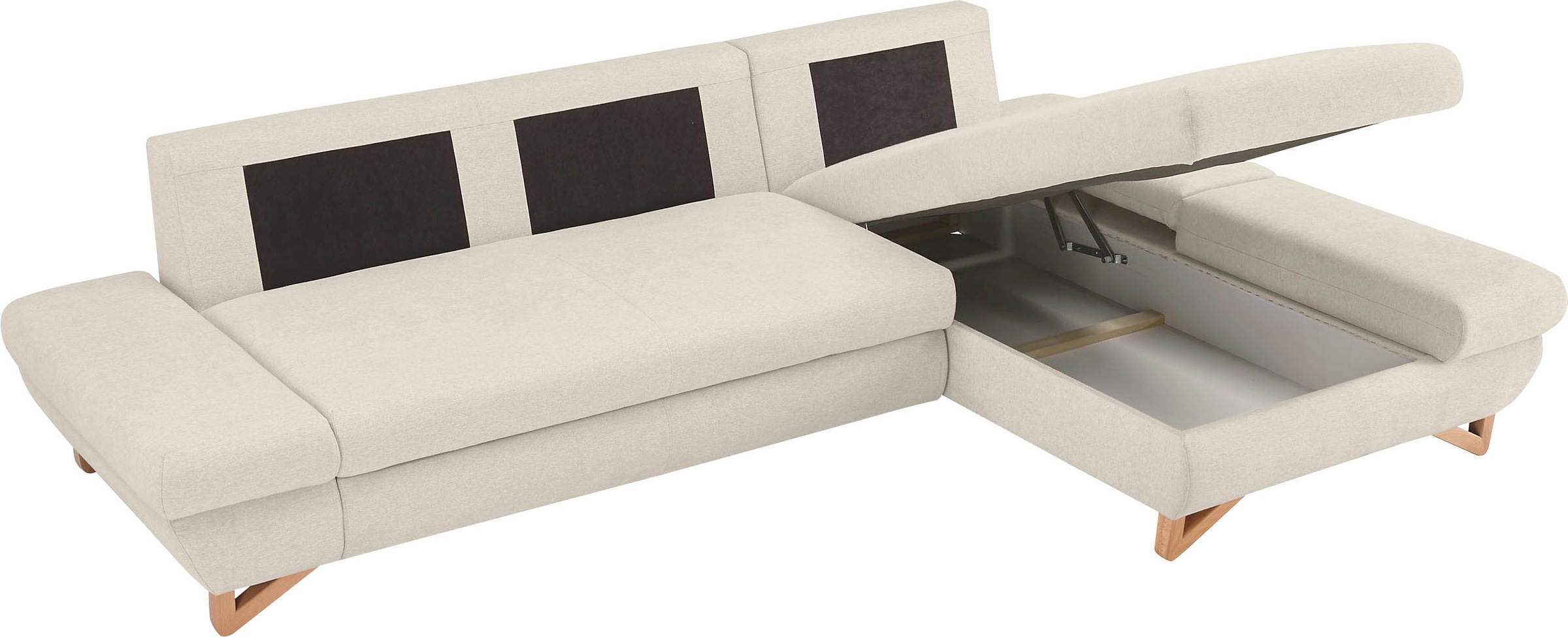 INOSIGN Schlafsofa »City/Giron«, komfortable Bettfunktion (Liegefläche 245 x 138 cm), sowie Bettkasten