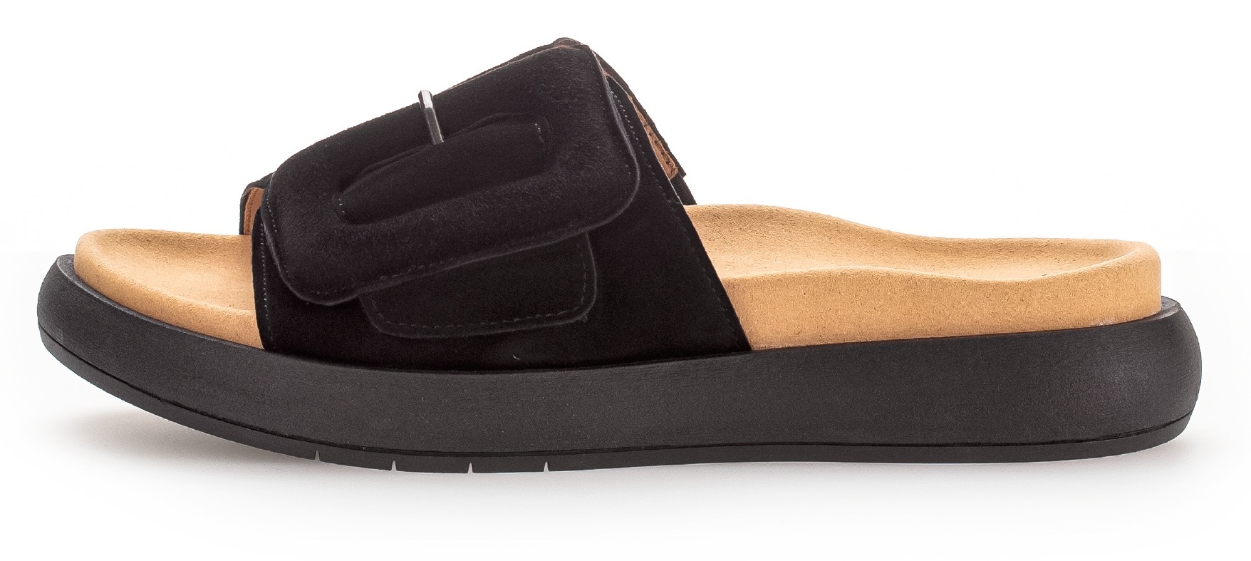 Gabor, Plateau, Sommerschuh, Schlappen mit großer Zierschnalle günstig online kaufen