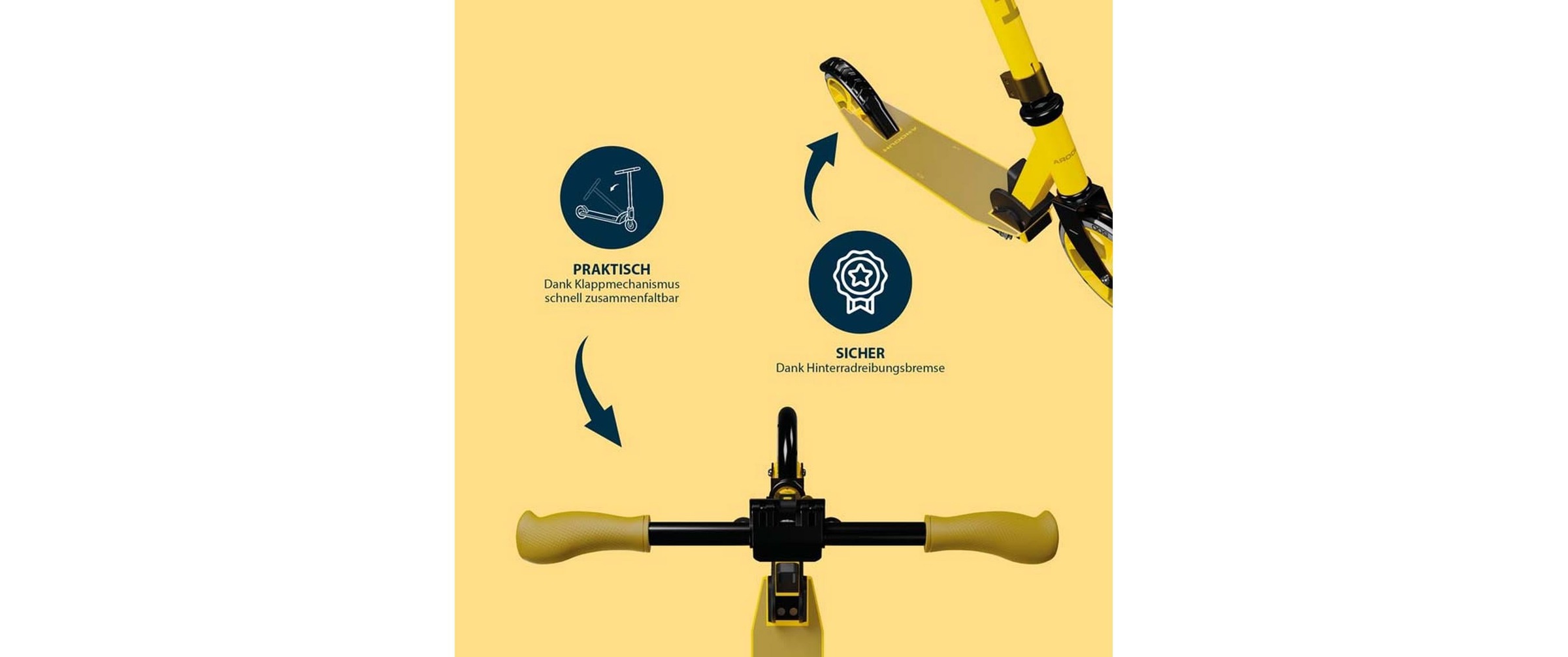 Hudora Scooter »Up 200«