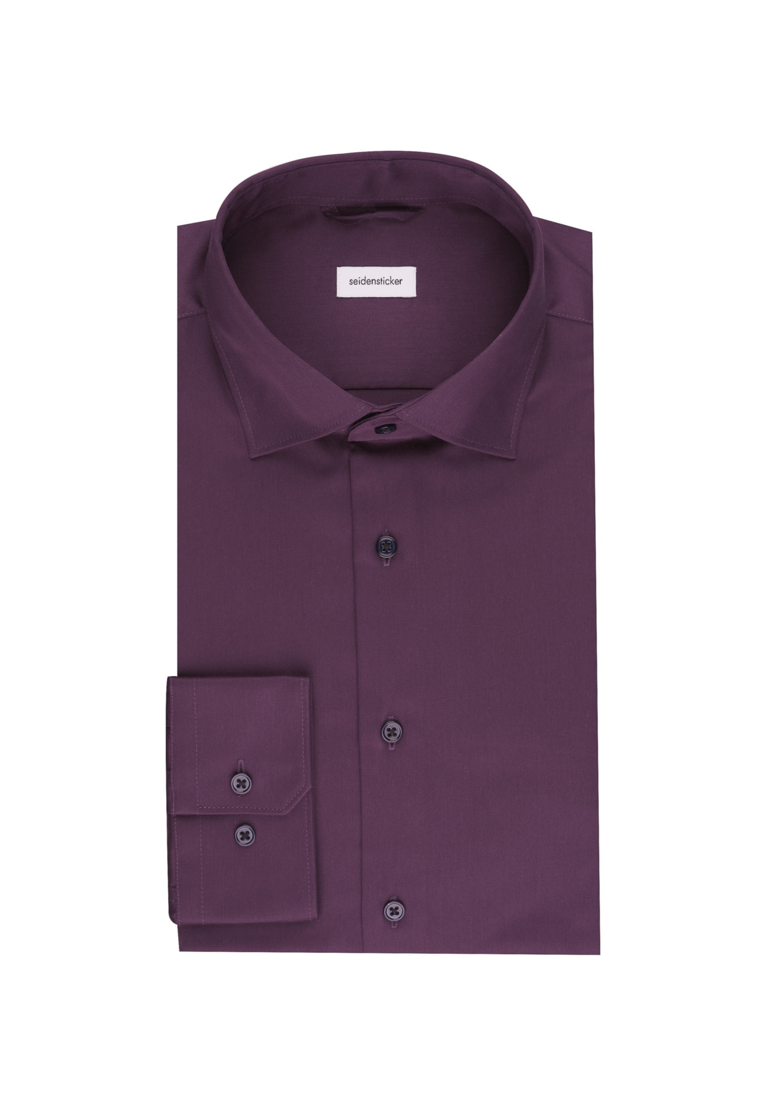 seidensticker Businesshemd »Schwarze Rose«, Slim Kentkragen Uni