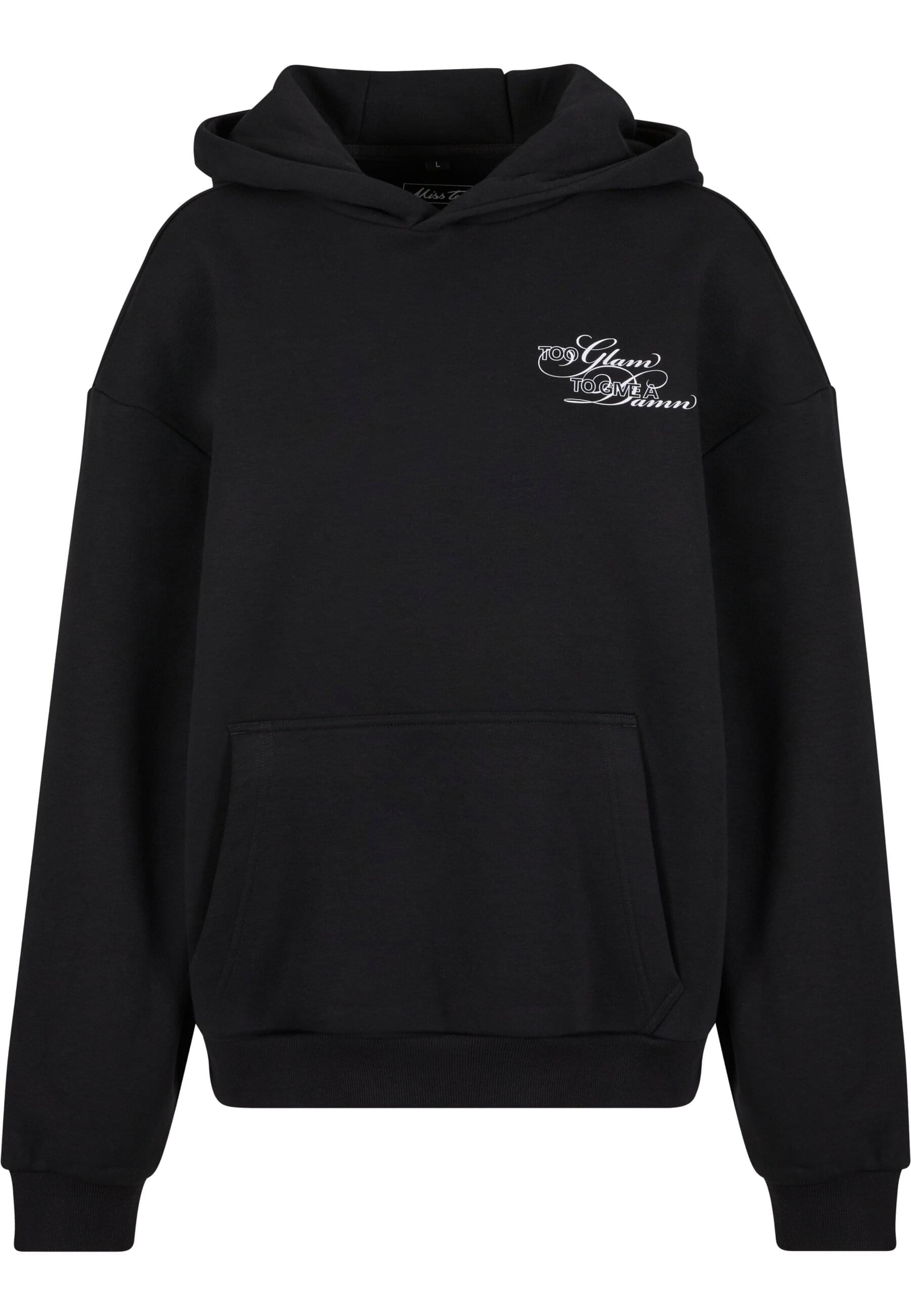 Miss Tee Kapuzenpullover "Miss Tee Give A Damn Ladies Fluffy Hoody" 1 Stk. günstig online kaufen