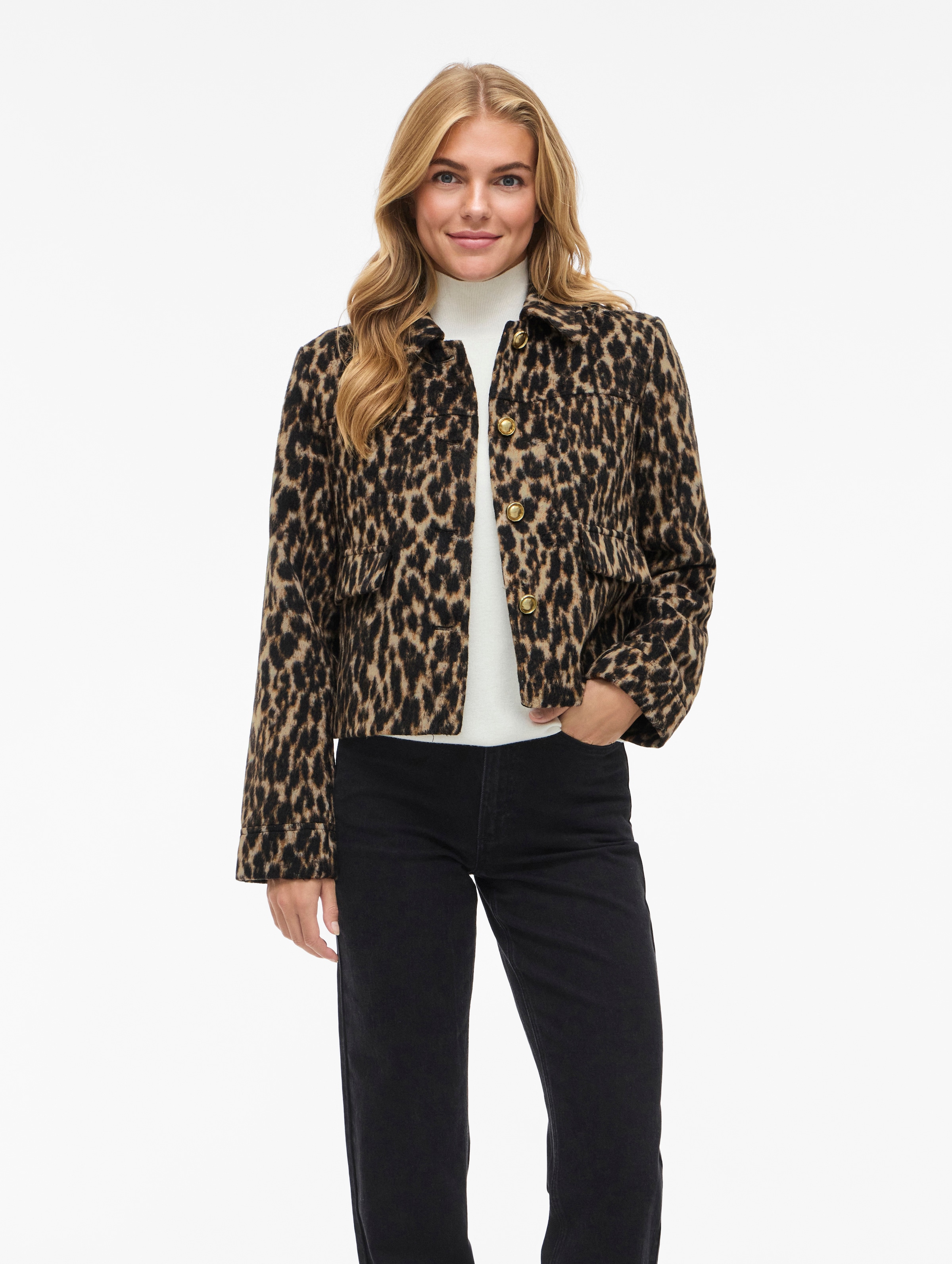 Vila Steppjacke "VISIMBA L/S SHORT JACKET" ohne Kapuze günstig online kaufen