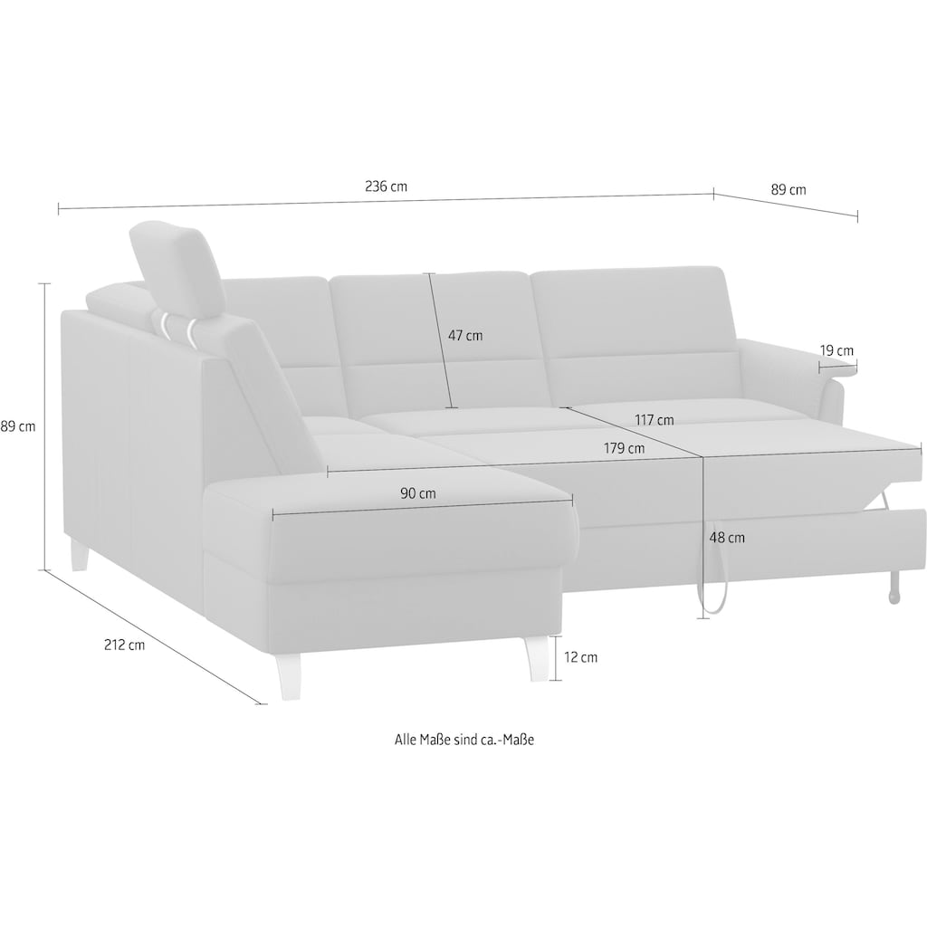 sit&more Ecksofa »Palmera«