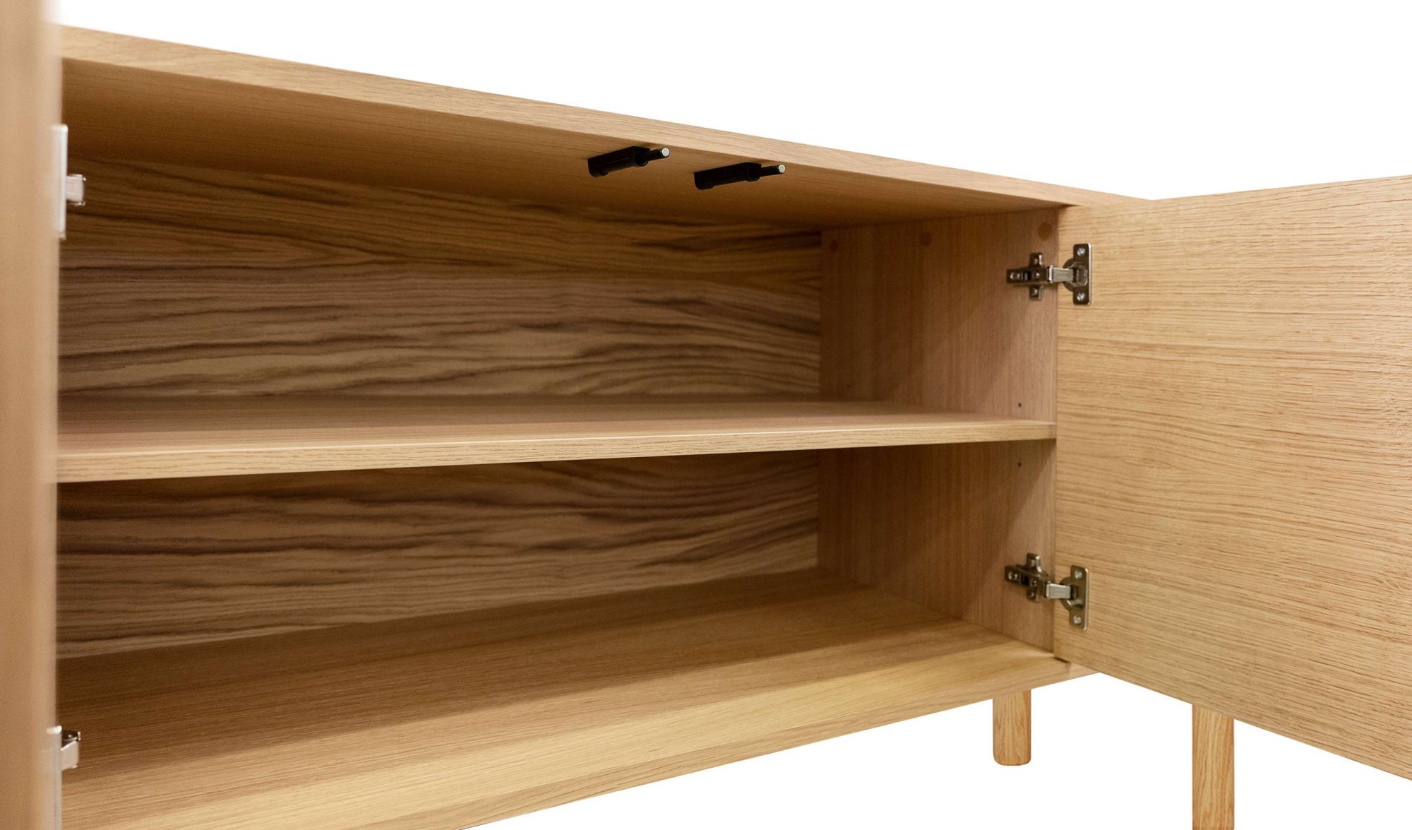 Woodman Sideboard »Shift«, mit Echtholzfurnier aus Eiche, Breite 189 cm, mit Push-to-Open