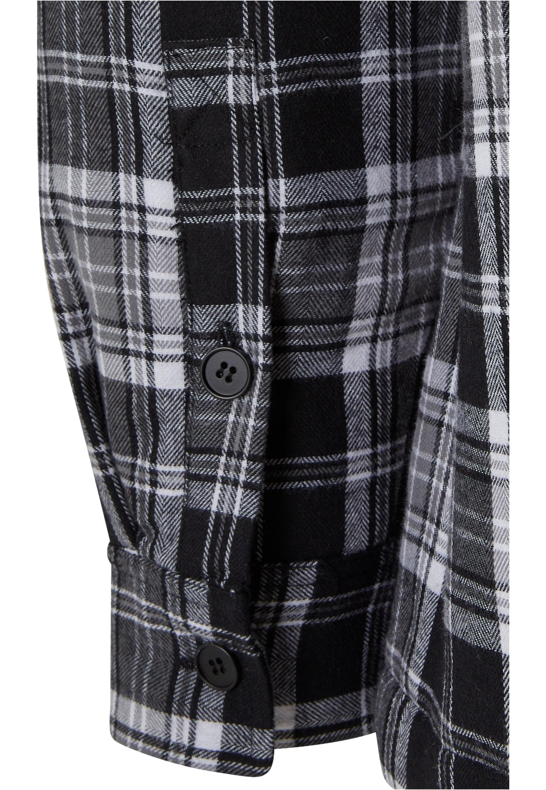 URBAN CLASSICS Langarmshirt »Herren Padded Checked Shirt Jacket«, (1 tlg.)