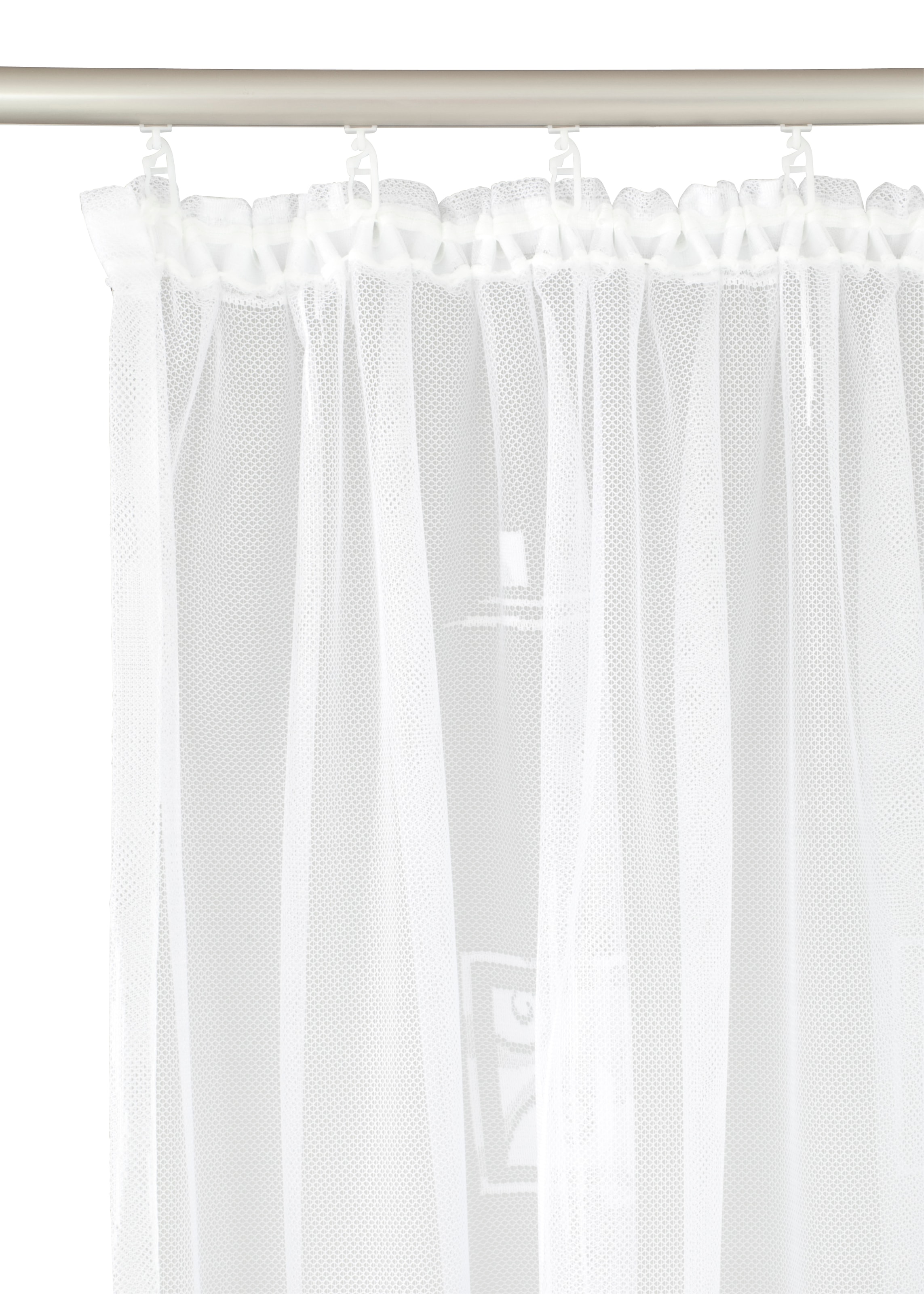 Weckbrodt Gardine »Alexa«, (1 St.), halbtransparent, Polyester, gemustert,  nach Maß auf Rechnung | BAUR | Fertiggardinen
