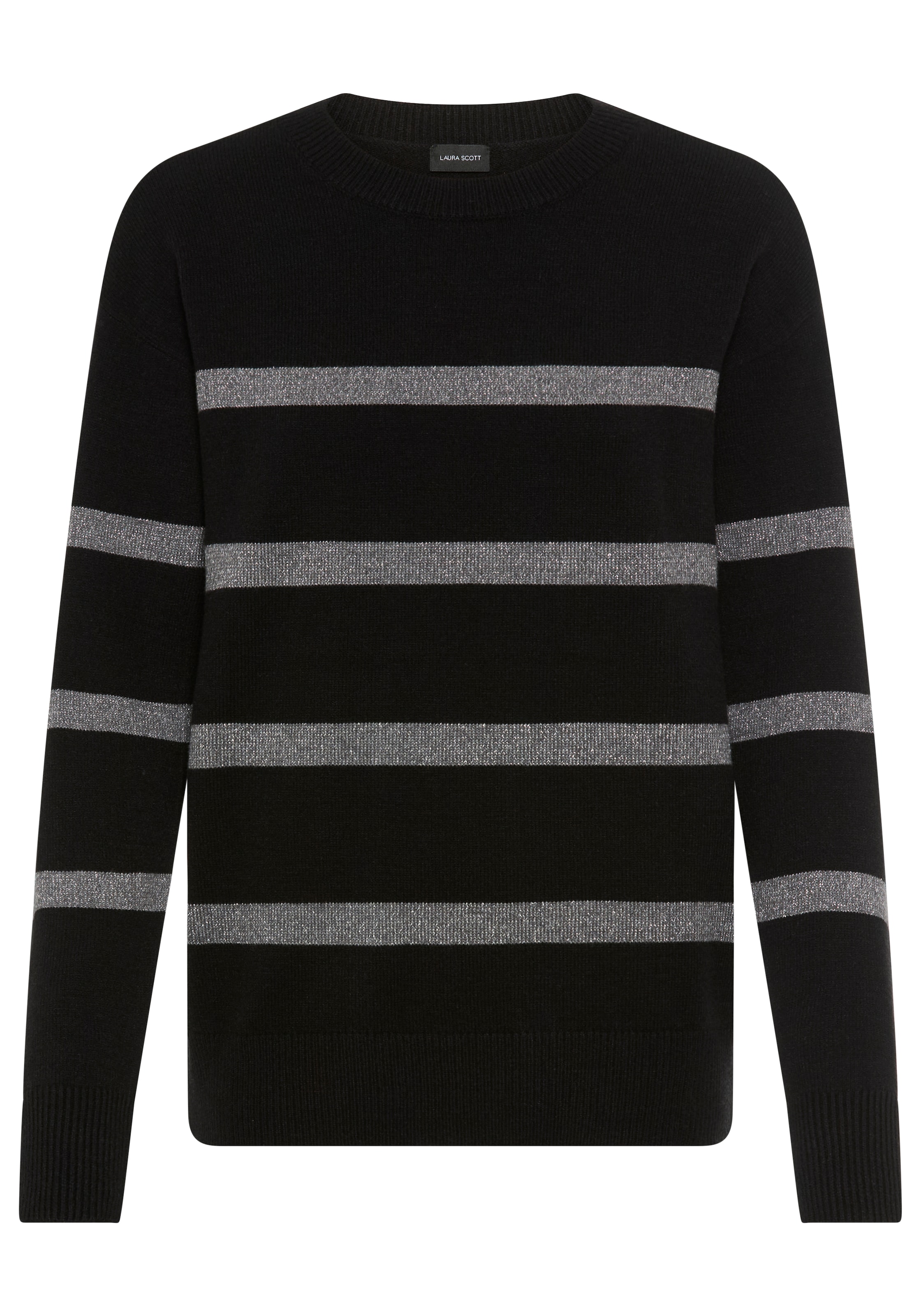 Laura Scott Strickpullover, X-MAS Edition mit Glitzernden Streifen - NEUE KOLLEKTION