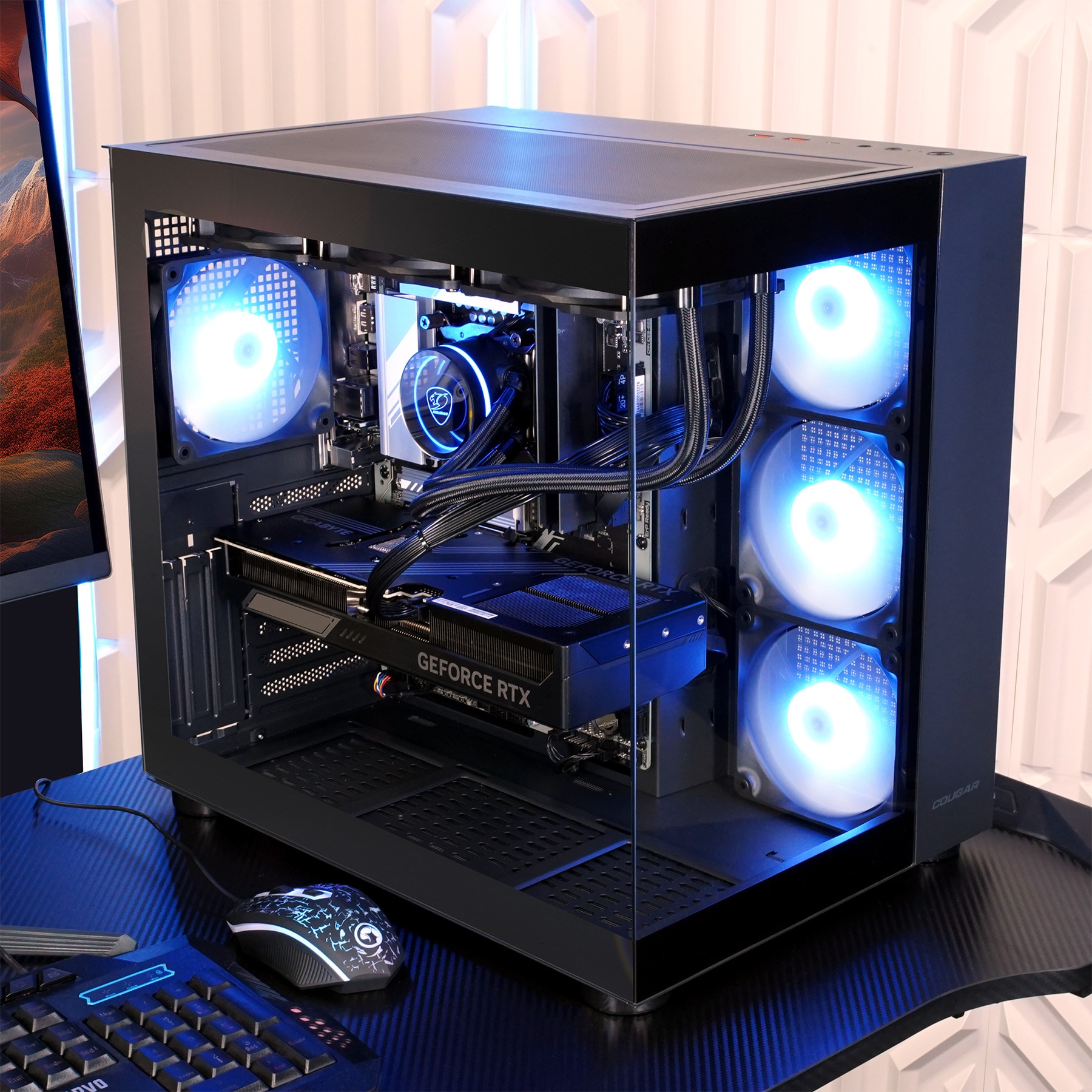 Cougar Gaming-PC »FV150 BK 7489«, Windows 11, DDR5 RAM