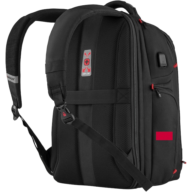 Wenger Laptoprucksack »PlayerOne Gaming-Laptop-Rucksack 17,3 Zoll, schwarz«,  für Laptops bis 17,3 Zoll; inklusive USB-Schleuse online kaufen | BAUR