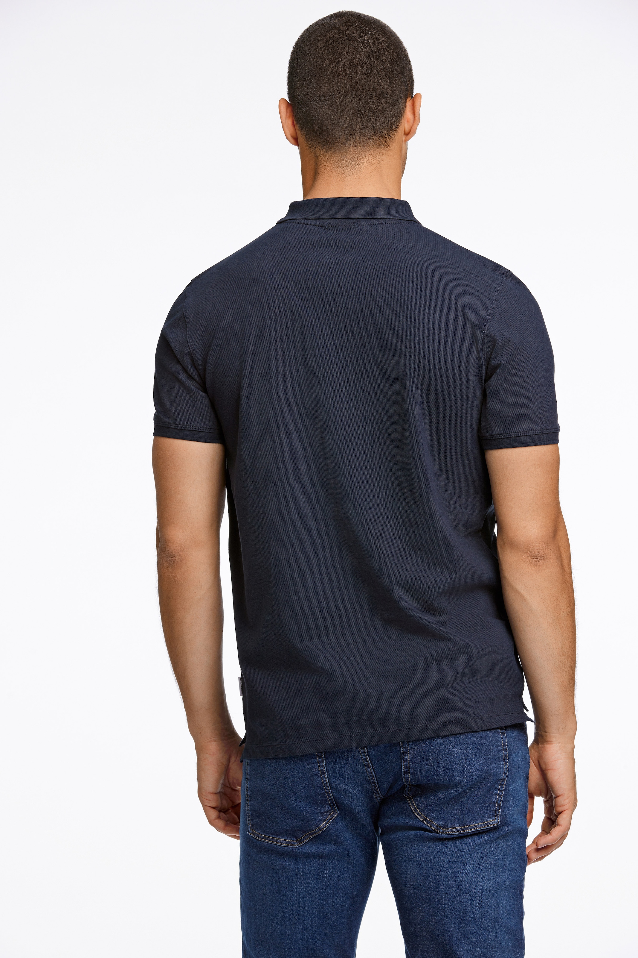 LINDBERGH Poloshirt, mit Logostickerei
