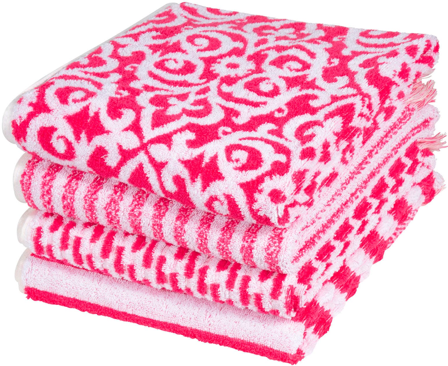 PAD Handtuch Set "FAMILY, 50x100 cm" Made in Europe, verschiedene Muster in günstig online kaufen