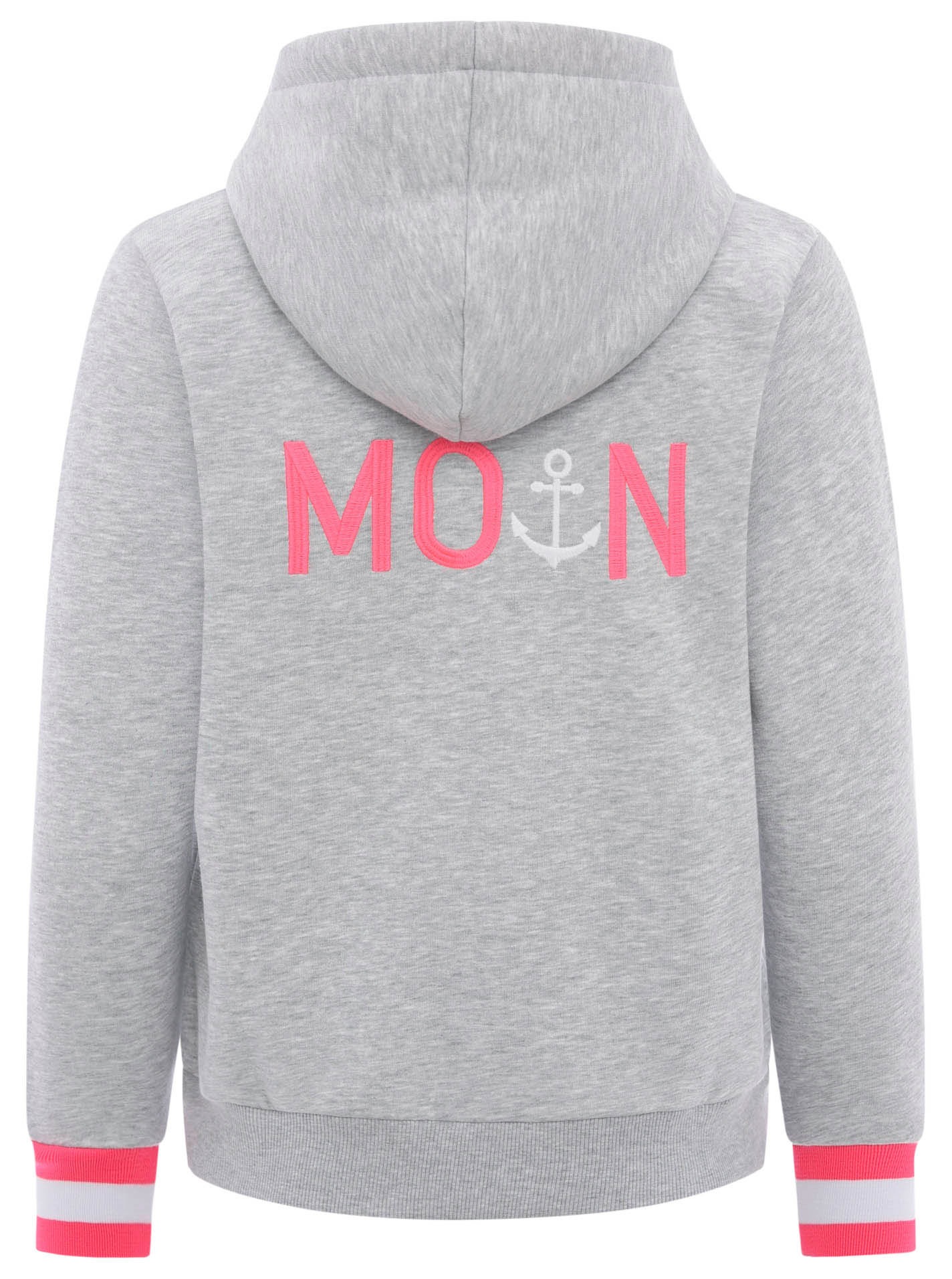 Zwillingsherz Kapuzensweatjacke, Regular Fit, Stickerei, Reißverschluss, La günstig online kaufen
