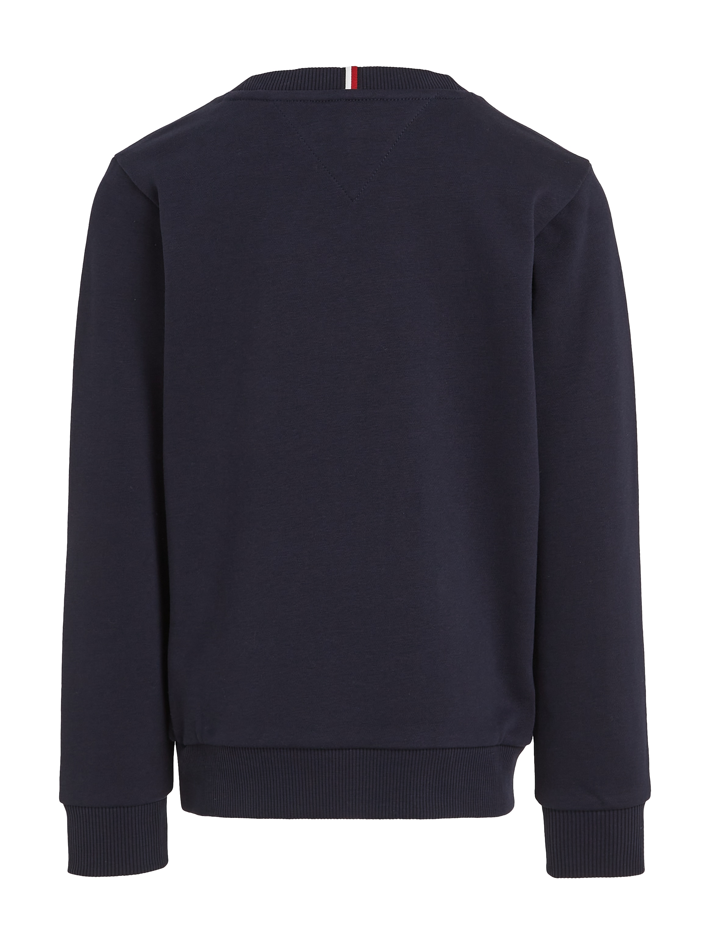 Tommy Hilfiger Sweatshirt »MONOTYPE FLOCK REG SWEATSHIRT«, mit Frontprint; Rundhals, Langarm