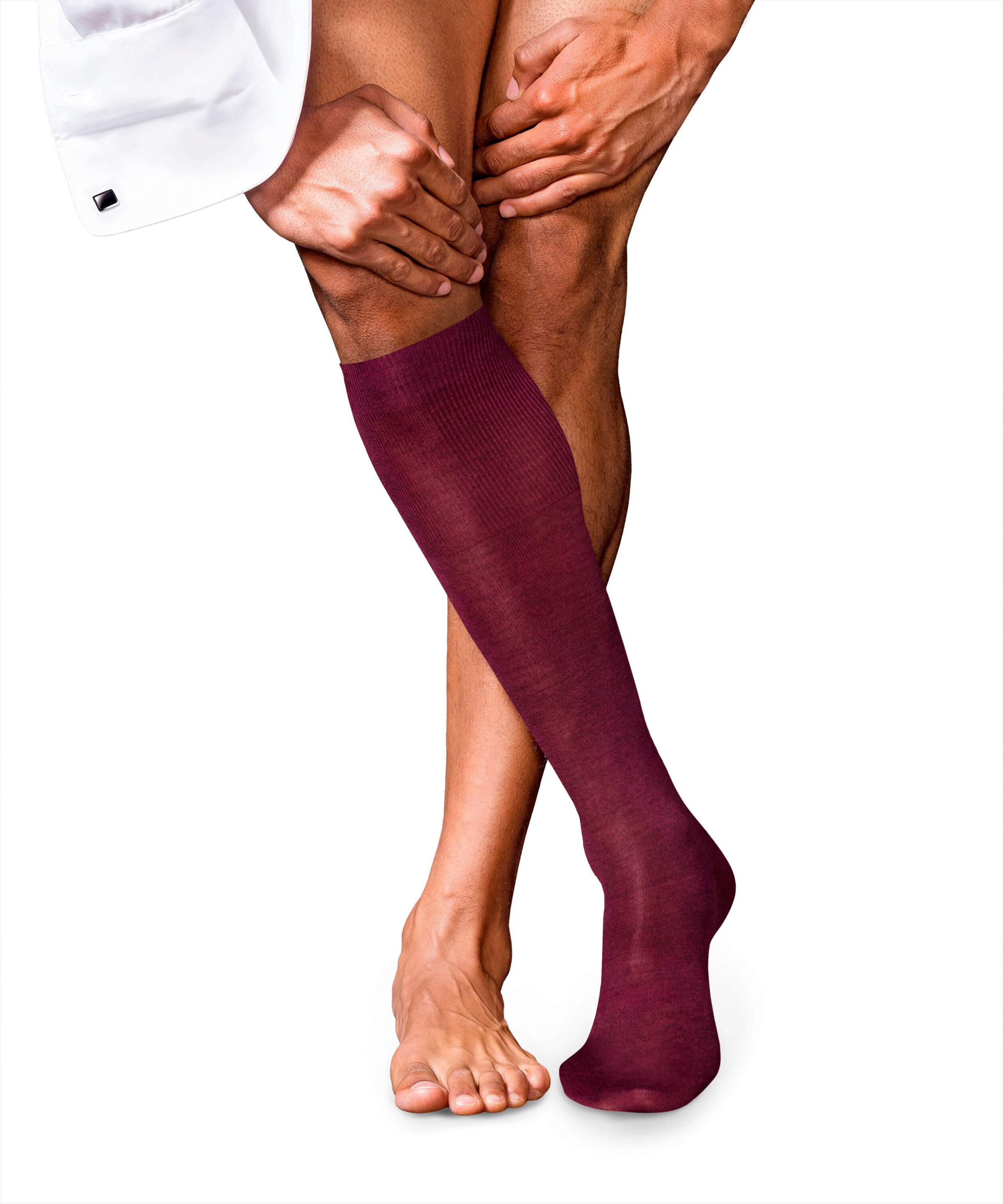 FALKE Kniestrümpfe "No. 6 Finest Merino & Silk" 1 Paar tlg.