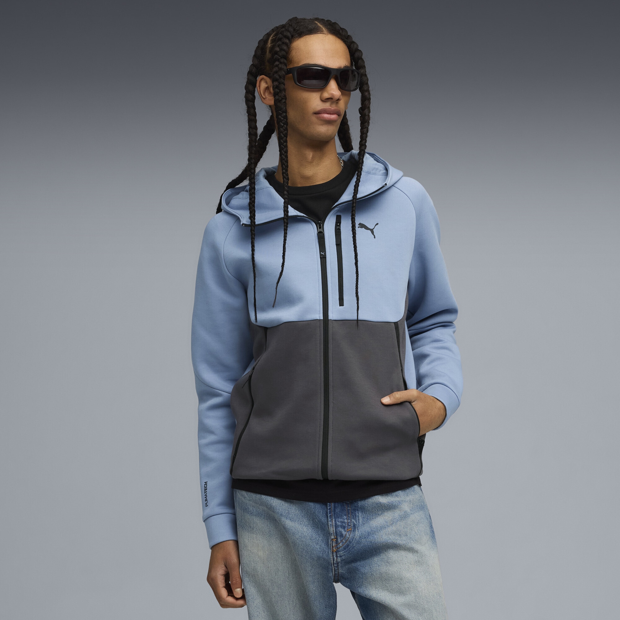 PUMA Sweatjacke »PUMATECH Hoodie mit durchgehendem Reißverschluss Herren«