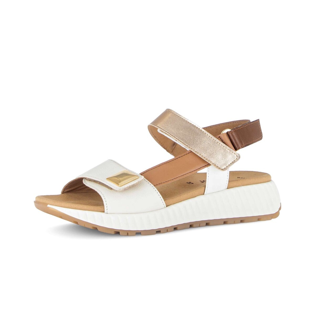 Gabor Plateausandaletten »Plateau Sandale Materialmix Leder«