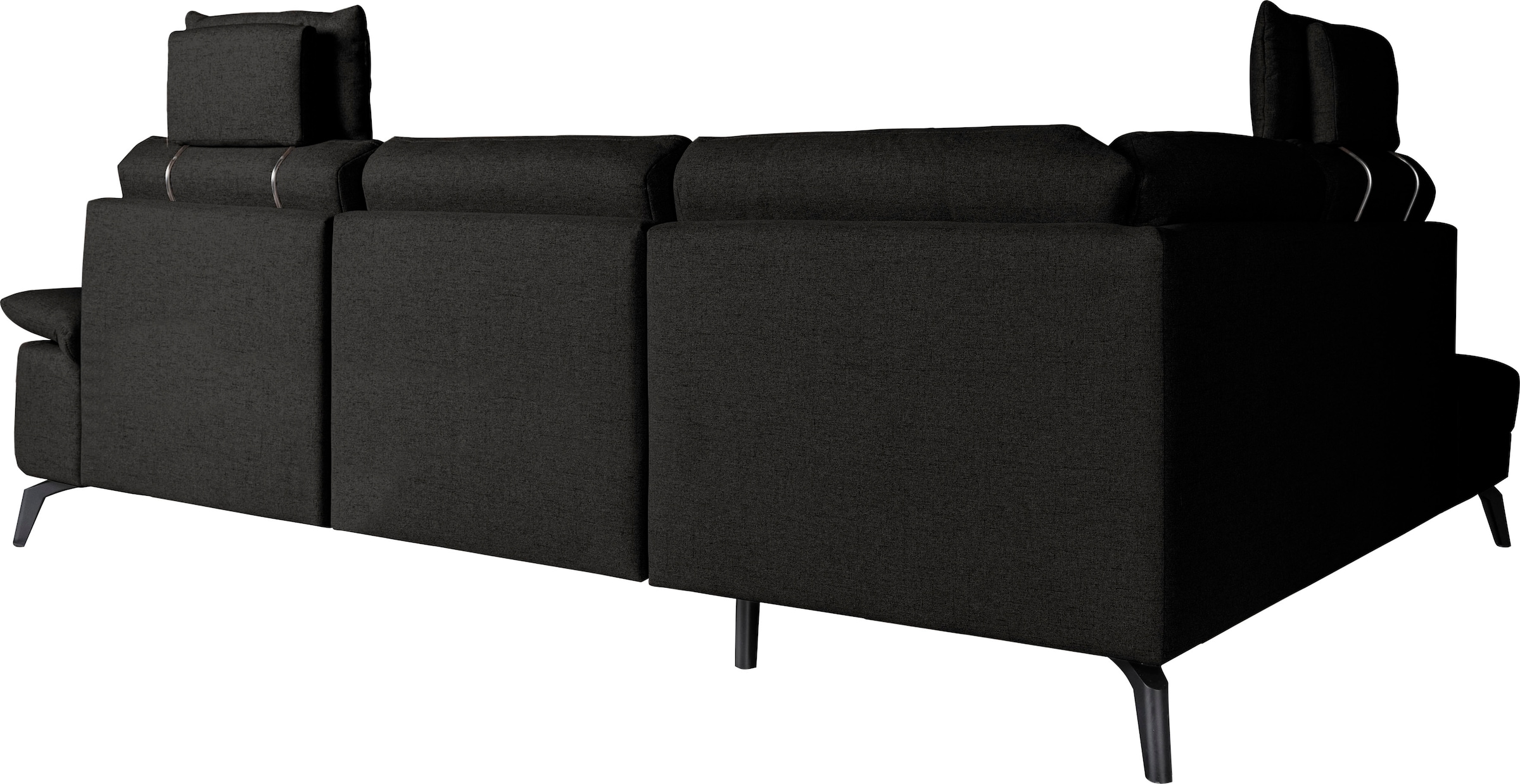 Ecksofa, inkl. Kopfstützen, wahlweise mit Relaxfunktion, Breite: 243 cm