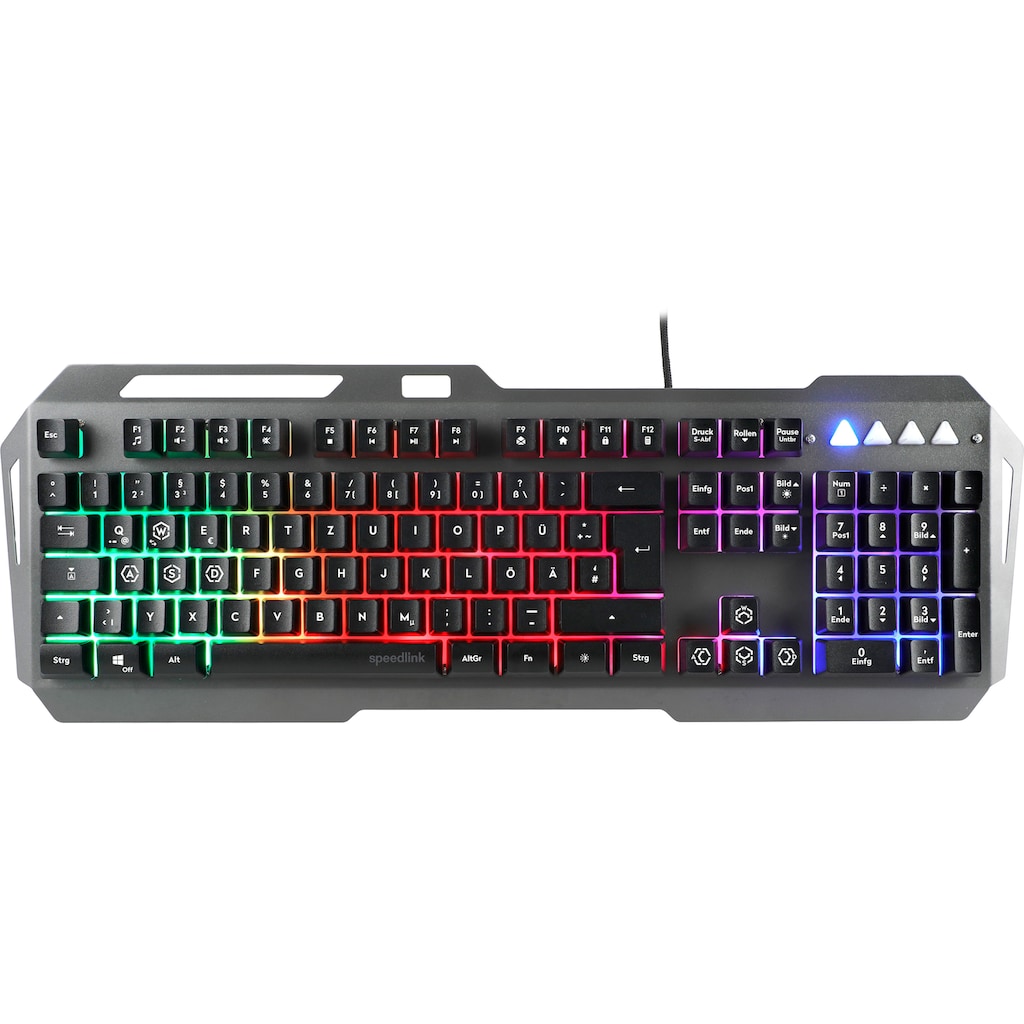 Speedlink Gaming-Tastatur »LUNERA 4in1 Gaming- Starter- Set«, (Fn-Tasten-Funktionstasten)