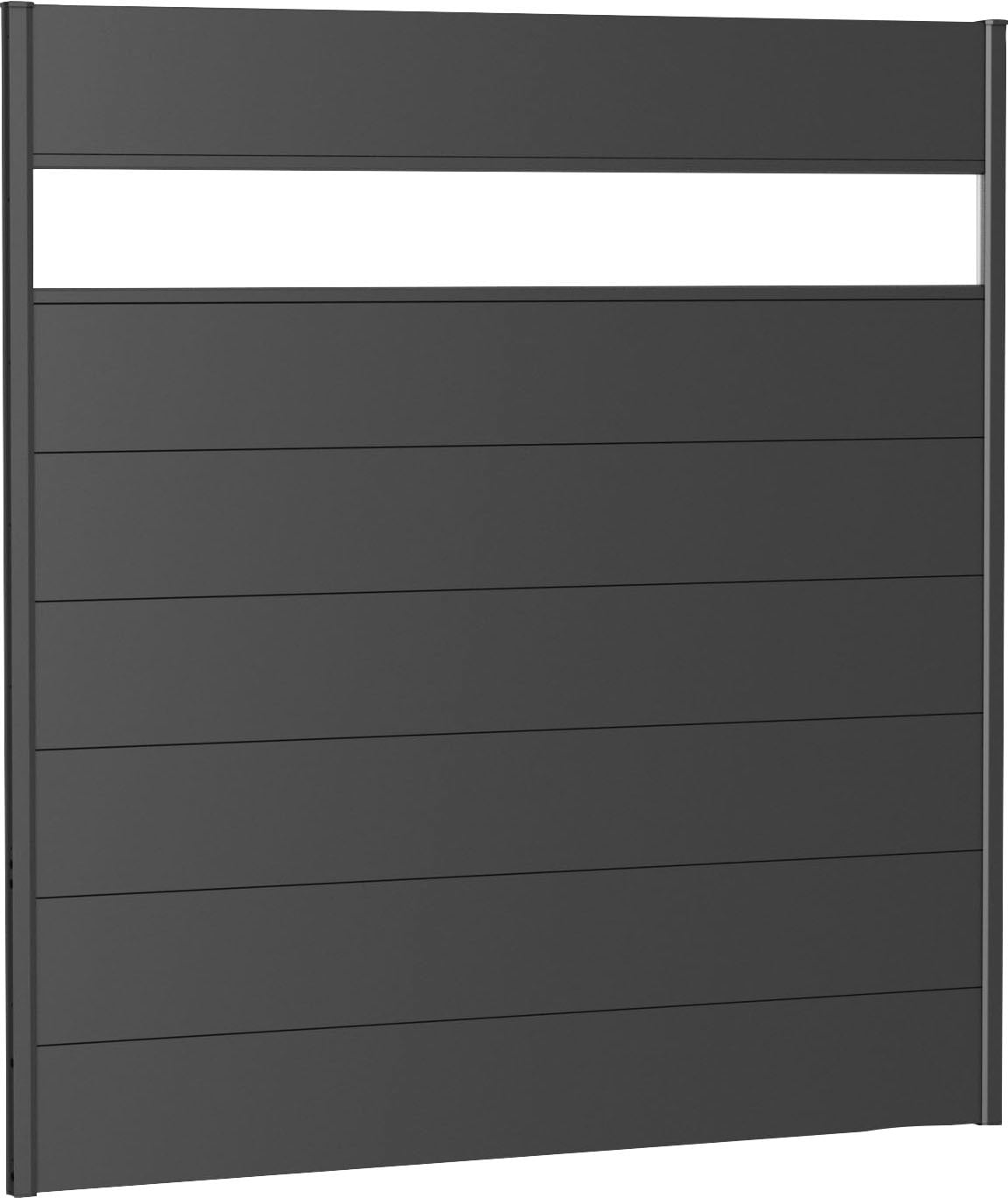 Biohort 1100000002199 7 Metall-Paneele, 1 Acrylglas-Paneel und 2 Schienen, LxH: 180x182 cm