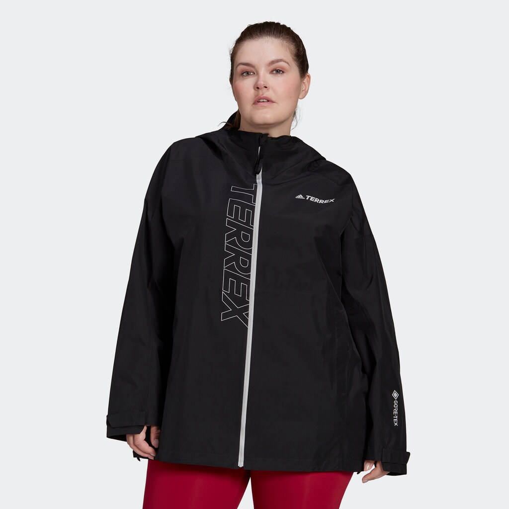 adidas TERREX Outdoorjacke »TERREX GORE-TEX PACLITE REGENJACKE«, mit Kapuze