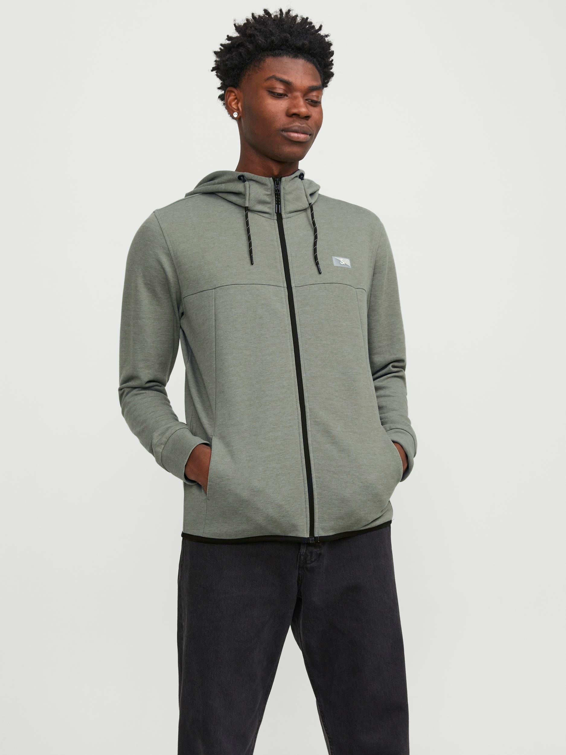 Jack & Jones Kapuzensweatjacke "JCOAIR SWEAT ZIP HOOD NOOS.", mit Kapuze günstig online kaufen