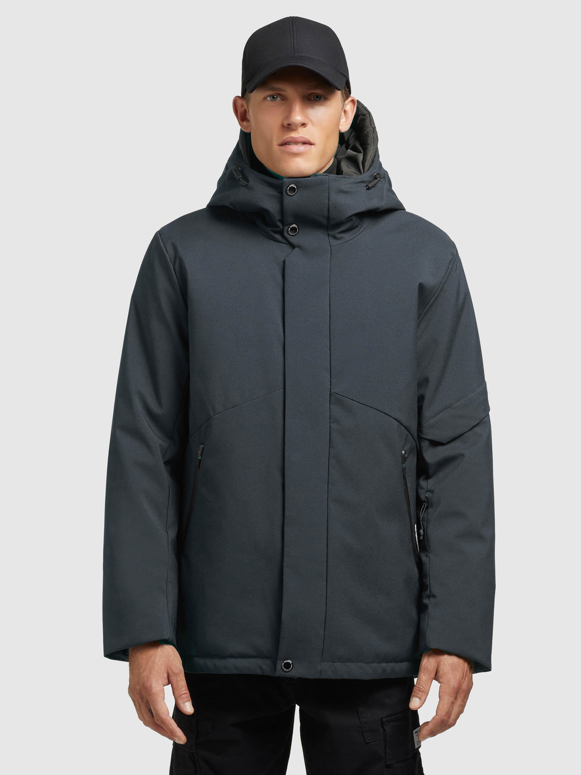 khujo Winterjacke »BORROW«, (1 St.), mit Kapuze
