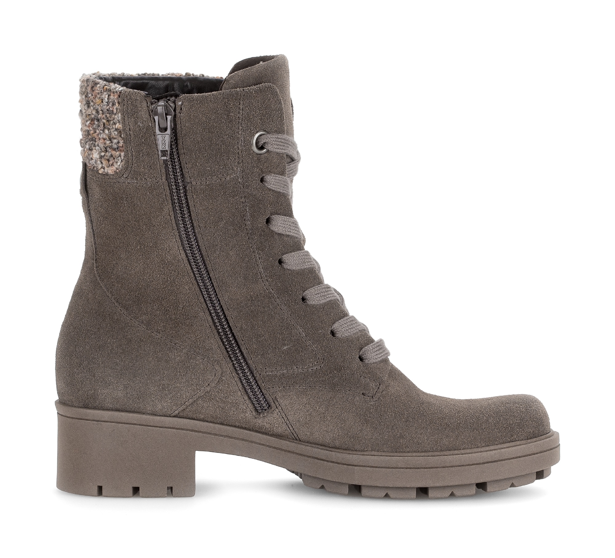 Gabor Schnürstiefelette  , Blockabsatz, Schnürboots in Bequemweite G (= weit)