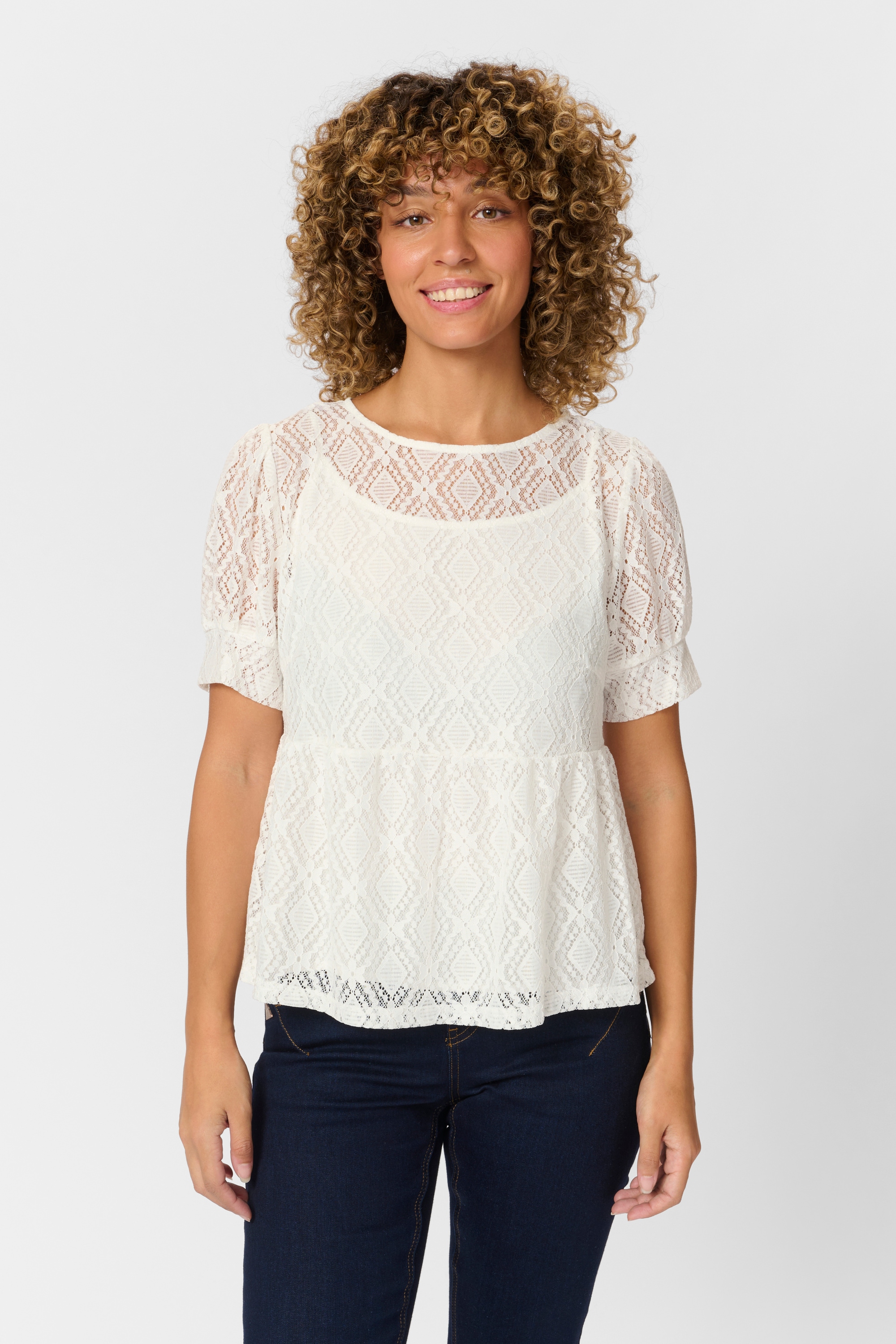 Cream Kurzarmbluse »Bluse kurzarm CRRemi«