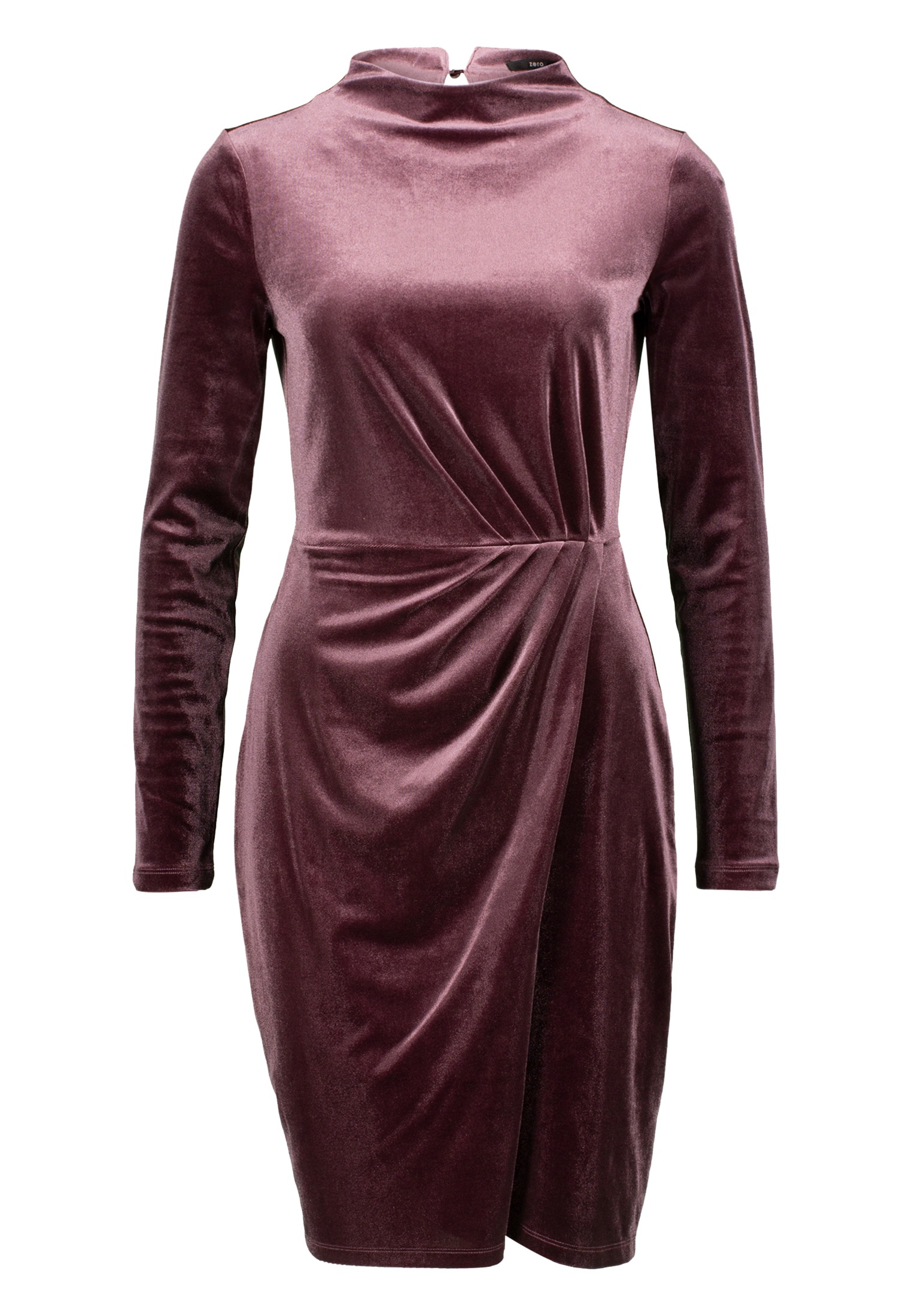 Zero Samtkleid "Damen mit Raffungen" Ohne Tasche drapiert /gerafft günstig online kaufen