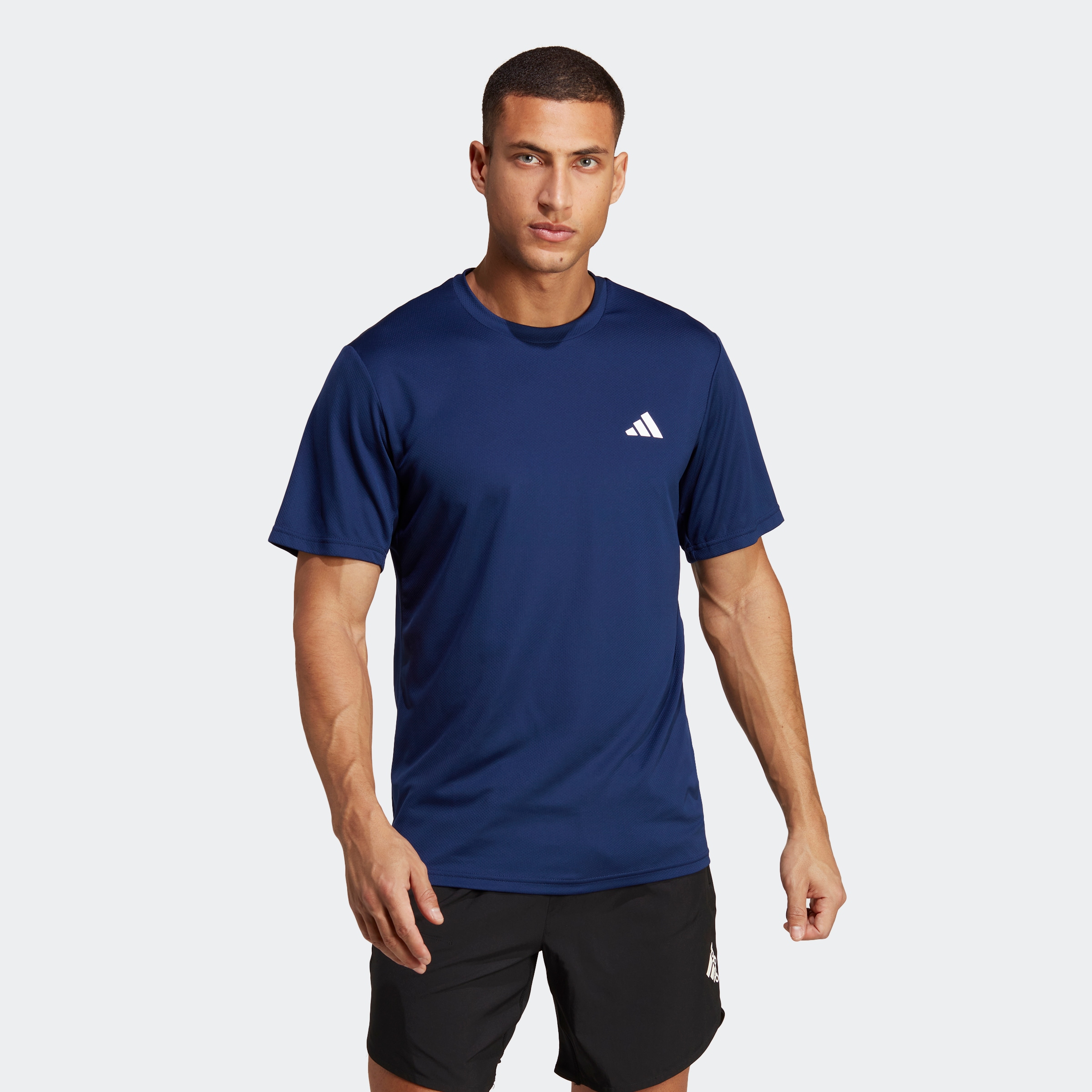 adidas Performance T-Shirt "TRAIN ESSENTIALS TRAINING" mit Rundhalsausschnitt, Kurzarmdesign, in Piqueoptik, ohne Verschluss