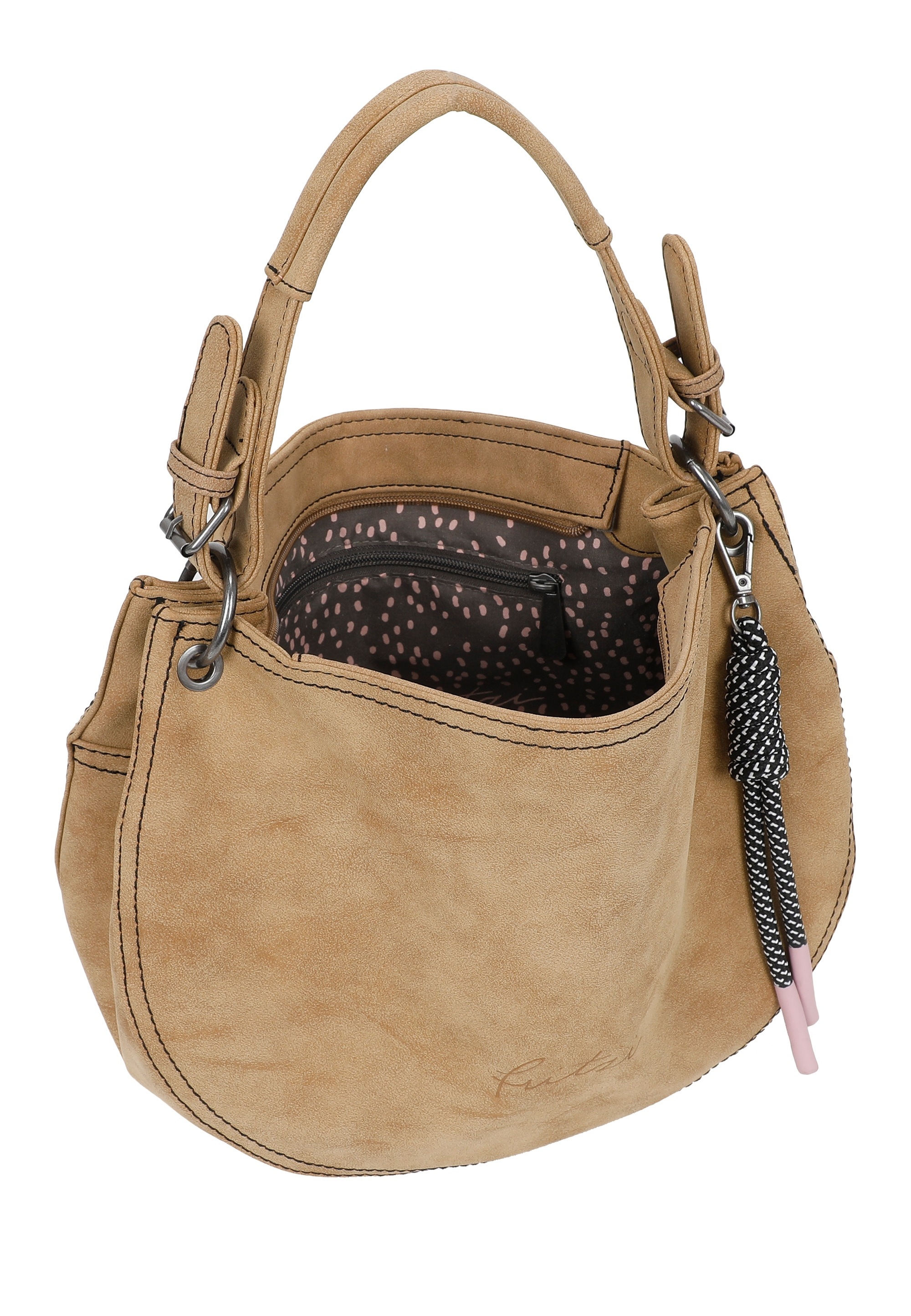 Fritzi aus Preußen Schultertasche »Bitzi11«, mit abnehmbarem Kordelschnuranhänger
