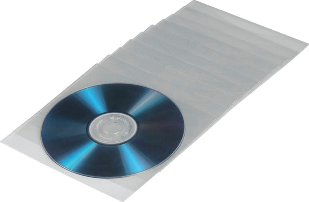 Hama CD-Hülle »CD-/DVD-Schutzhüllen 100, Transparent, CD DVD Hülle«
