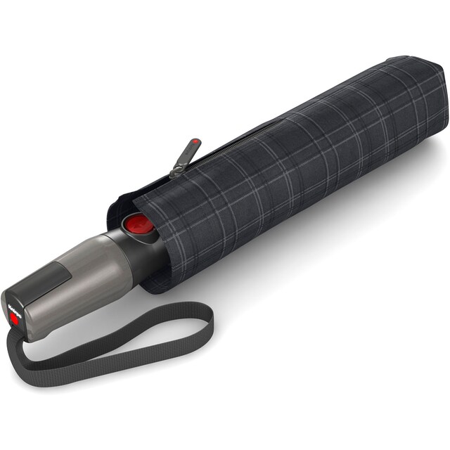 Knirps® Taschenregenschirm »T.400 Extra Large Duomatic, check«, mit großem  Schirmdach für 2 Personen online bestellen | BAUR