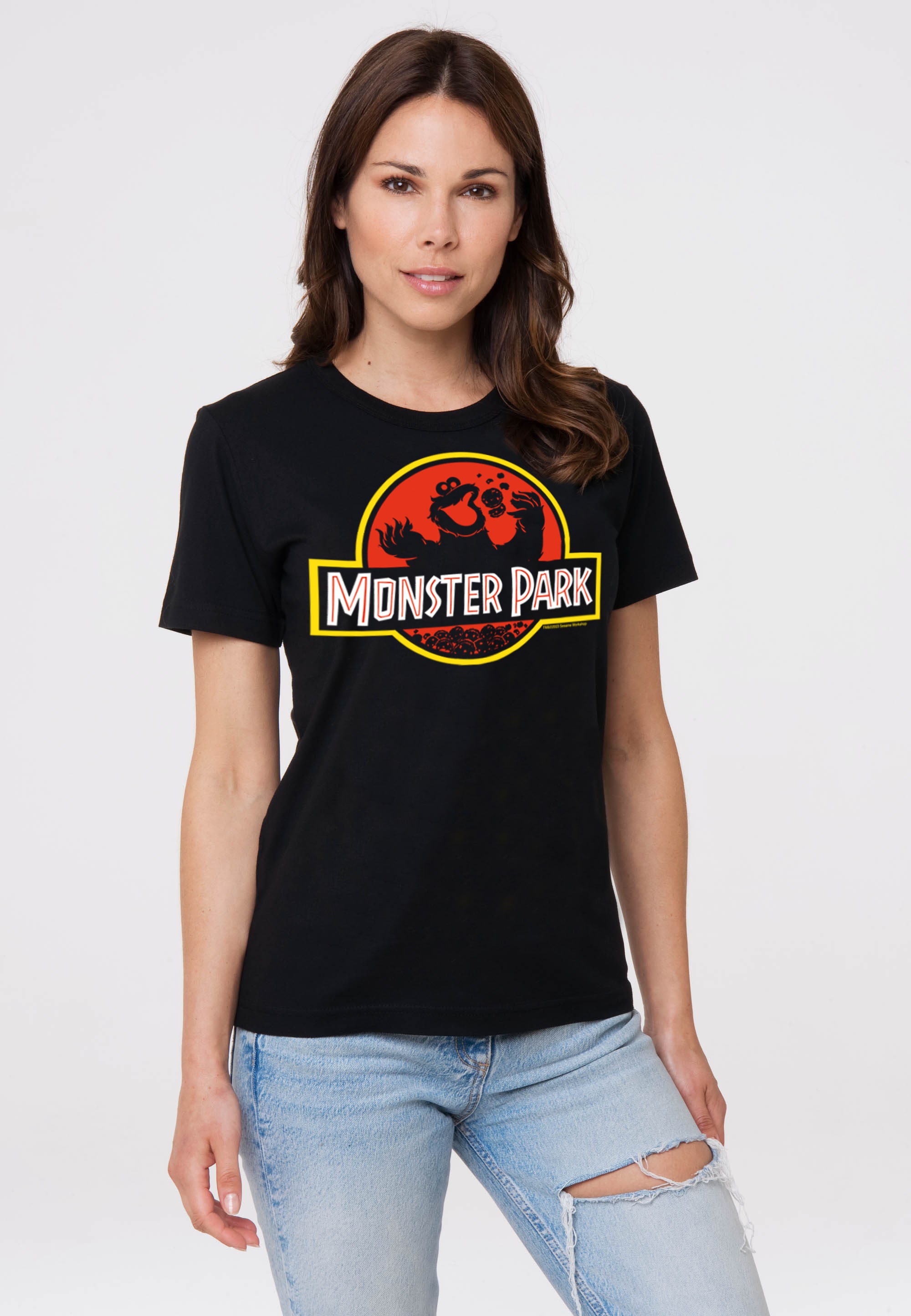 LOGOSHIRT T-Shirt Monster | »Sesamstrasse BAUR Park«, kaufen Krümelmonster mit coolem Print