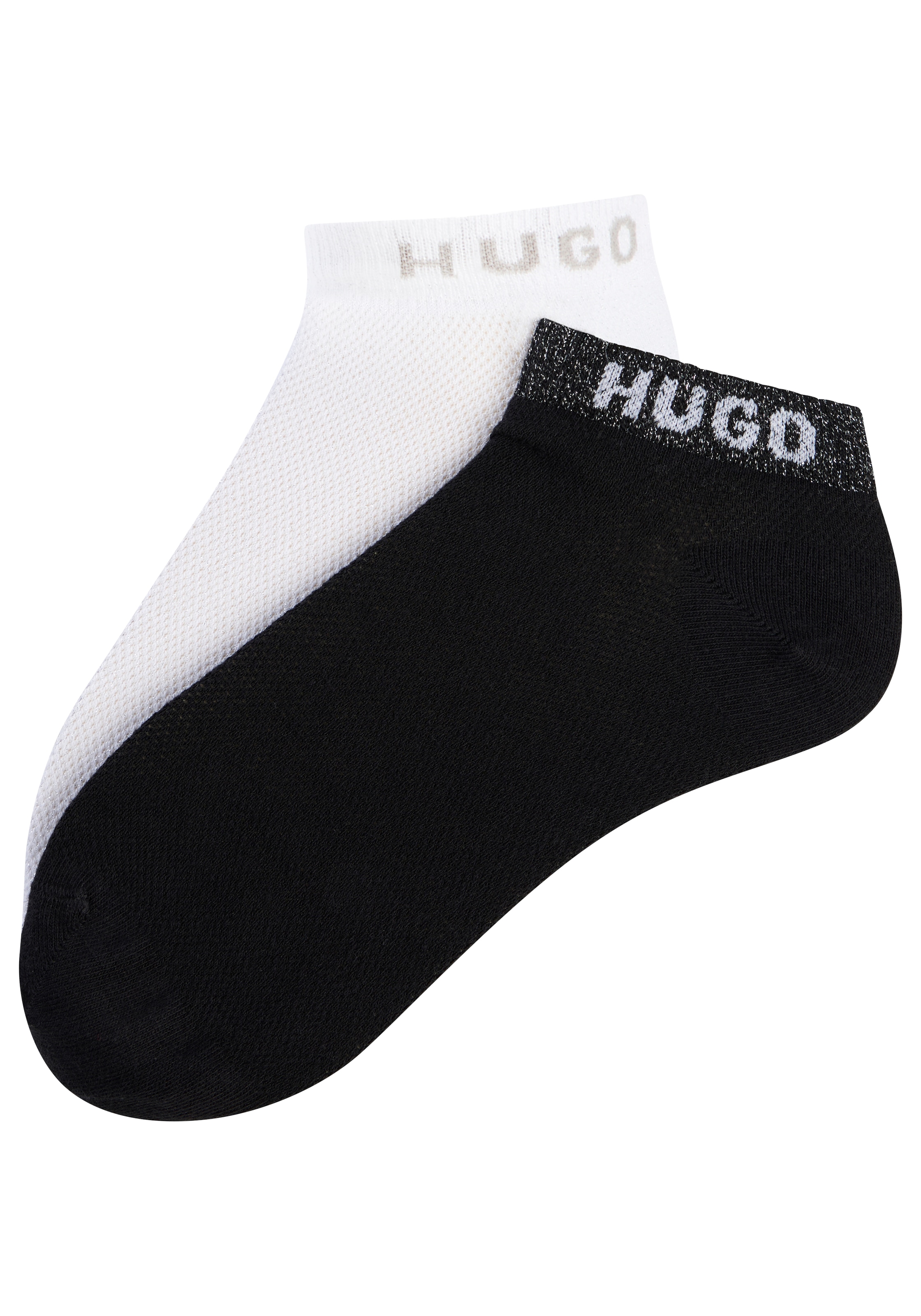 HUGO Underwear Sneakersocken "2P AS SHINY PIQ CC W" 3 Paar tlg. leicht schi günstig online kaufen