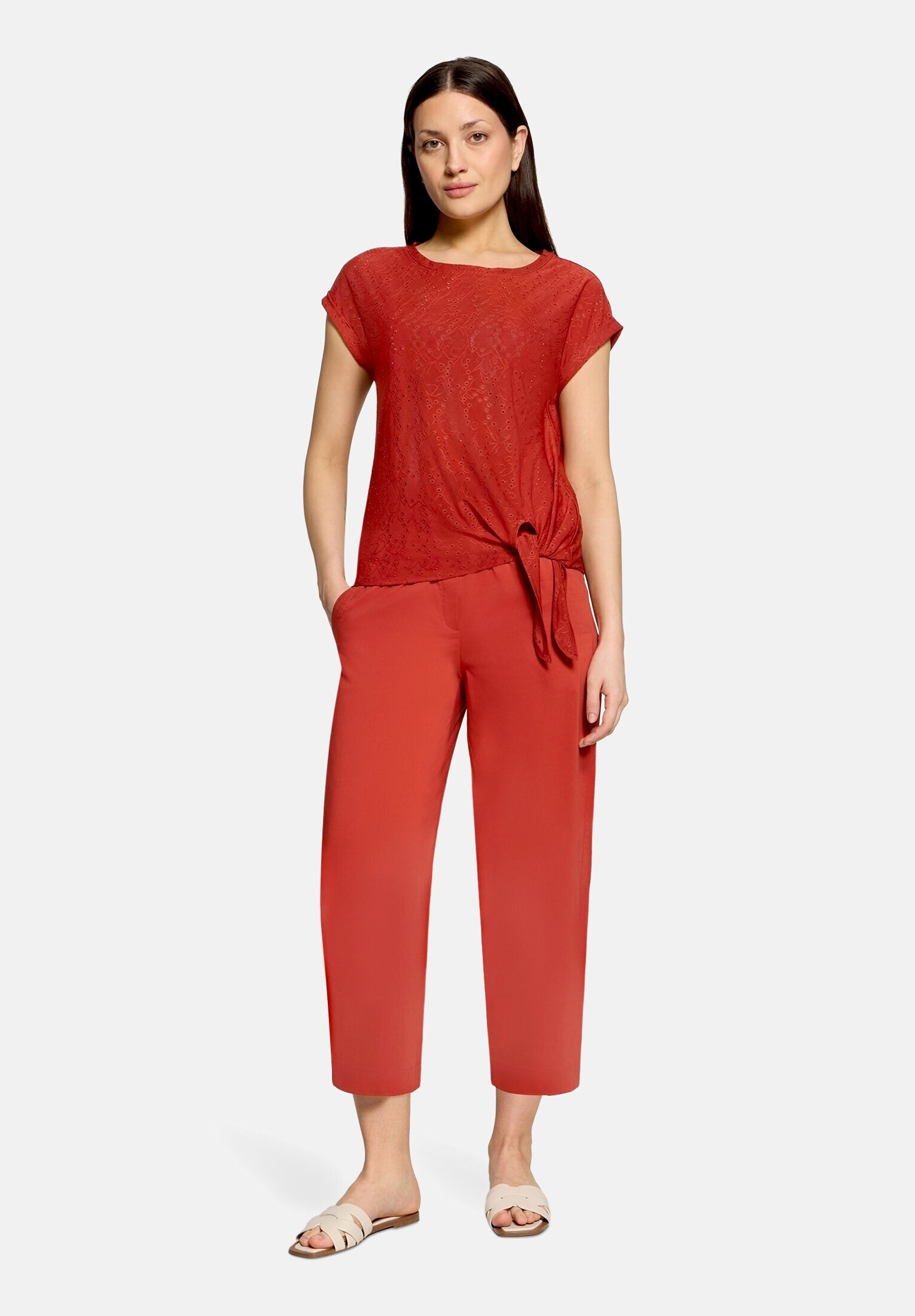 Betty&Co Kurzarmshirt "Damen mit Struktur" 1