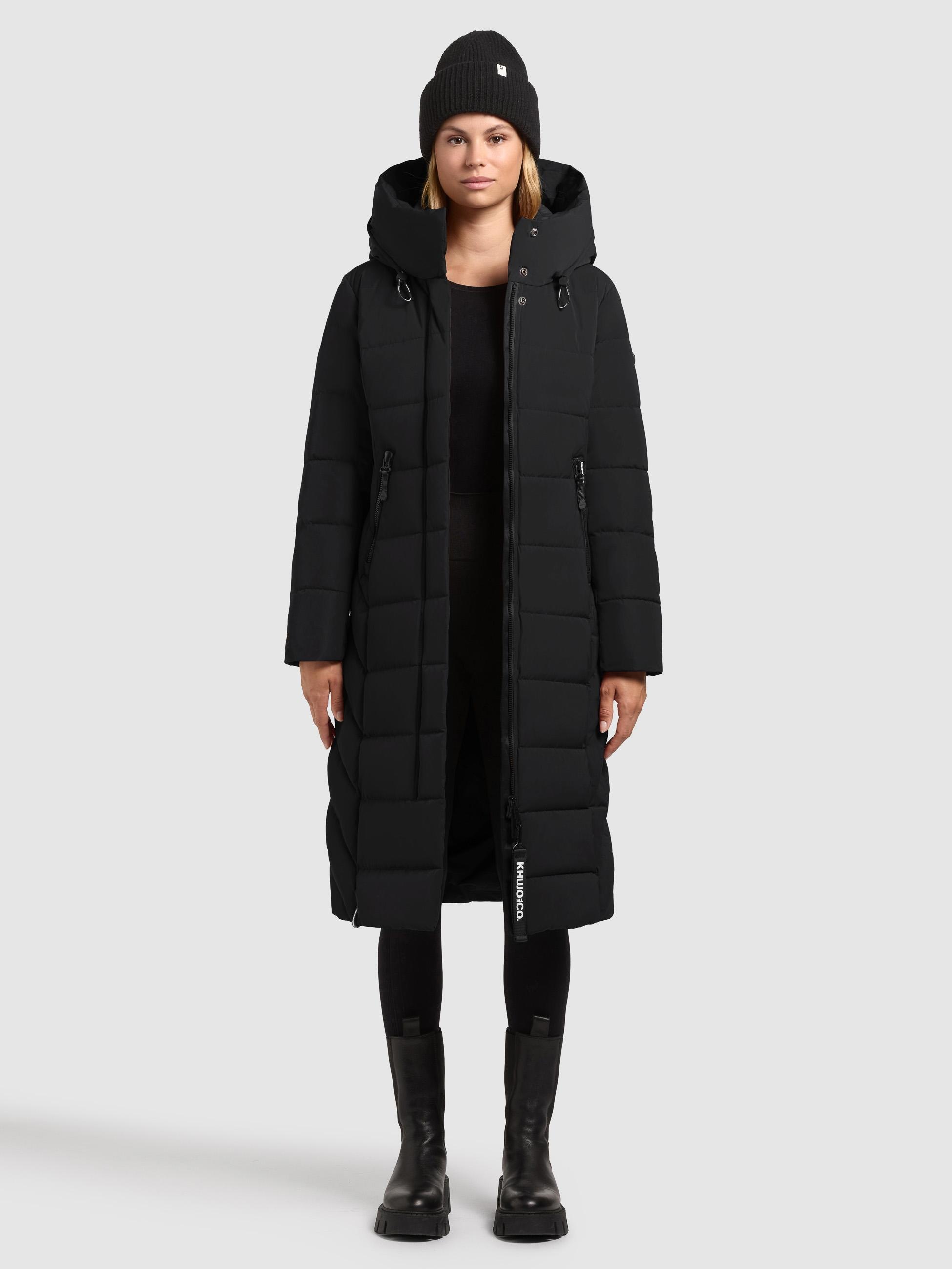 khujo Wintermantel »Sensy-YM«, Warmer Steppmantel mit Kapuze